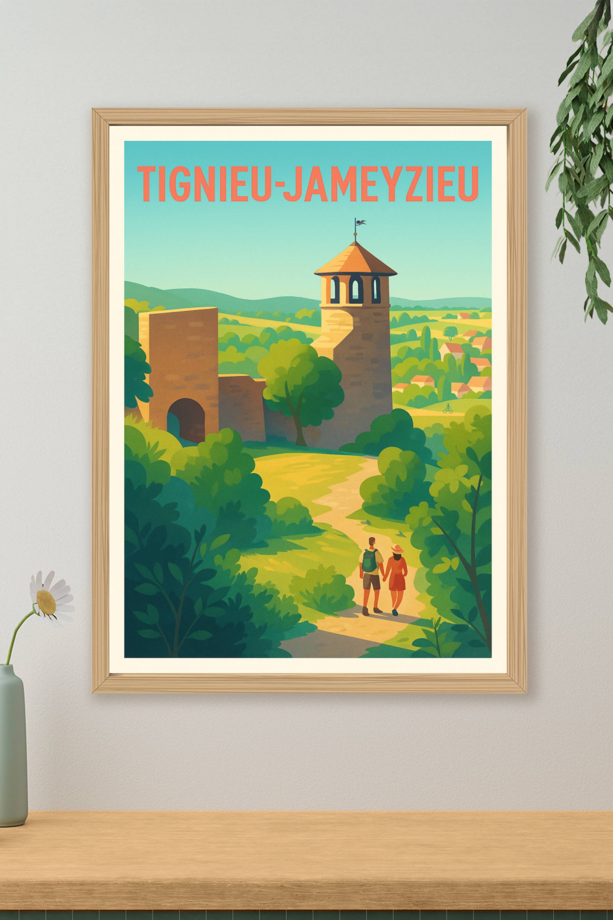 Affiche de Tignieu-Jameyzieu - Promenade au cœur de l'histoire