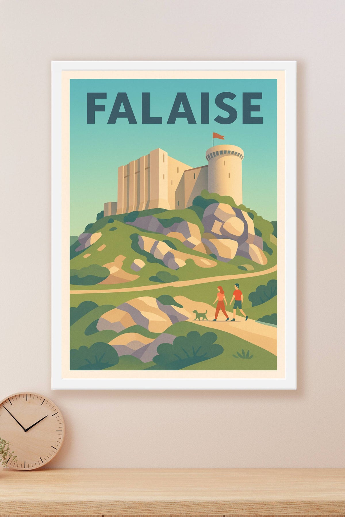 Affiche de Falaise - Découvrez le charme médiéval en toute sérénité