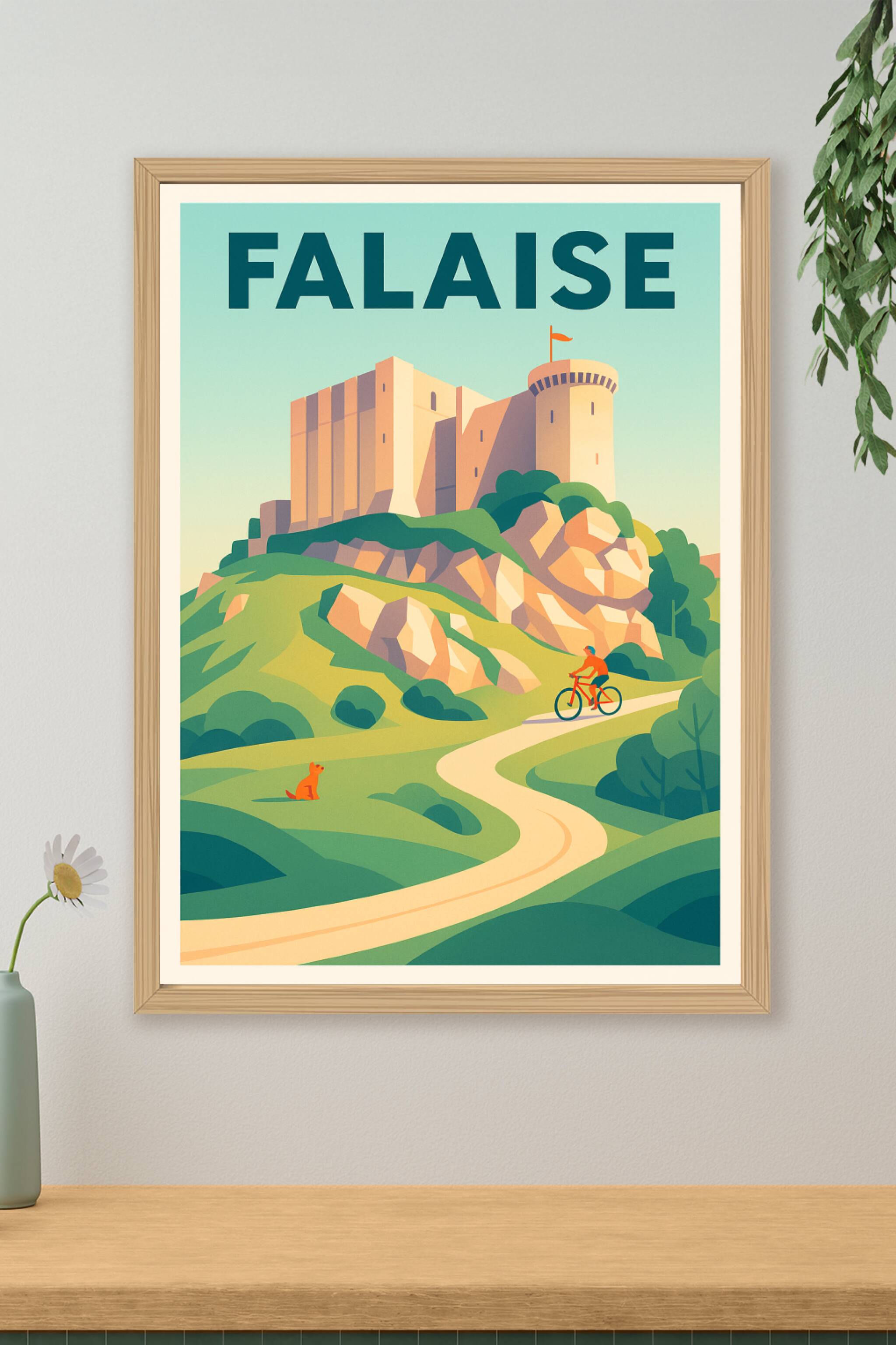 Affiche de Falaise - L'envoûtante forteresse normande