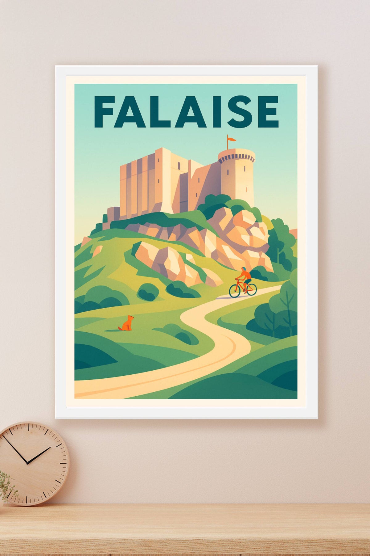 Affiche de Falaise - L'envoûtante forteresse normande