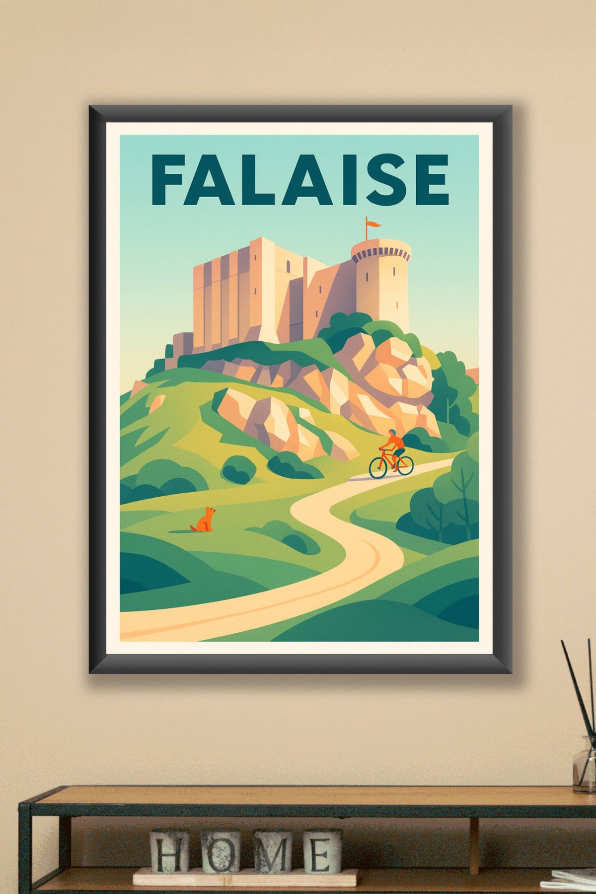 Affiche de Falaise - L'envoûtante forteresse normande