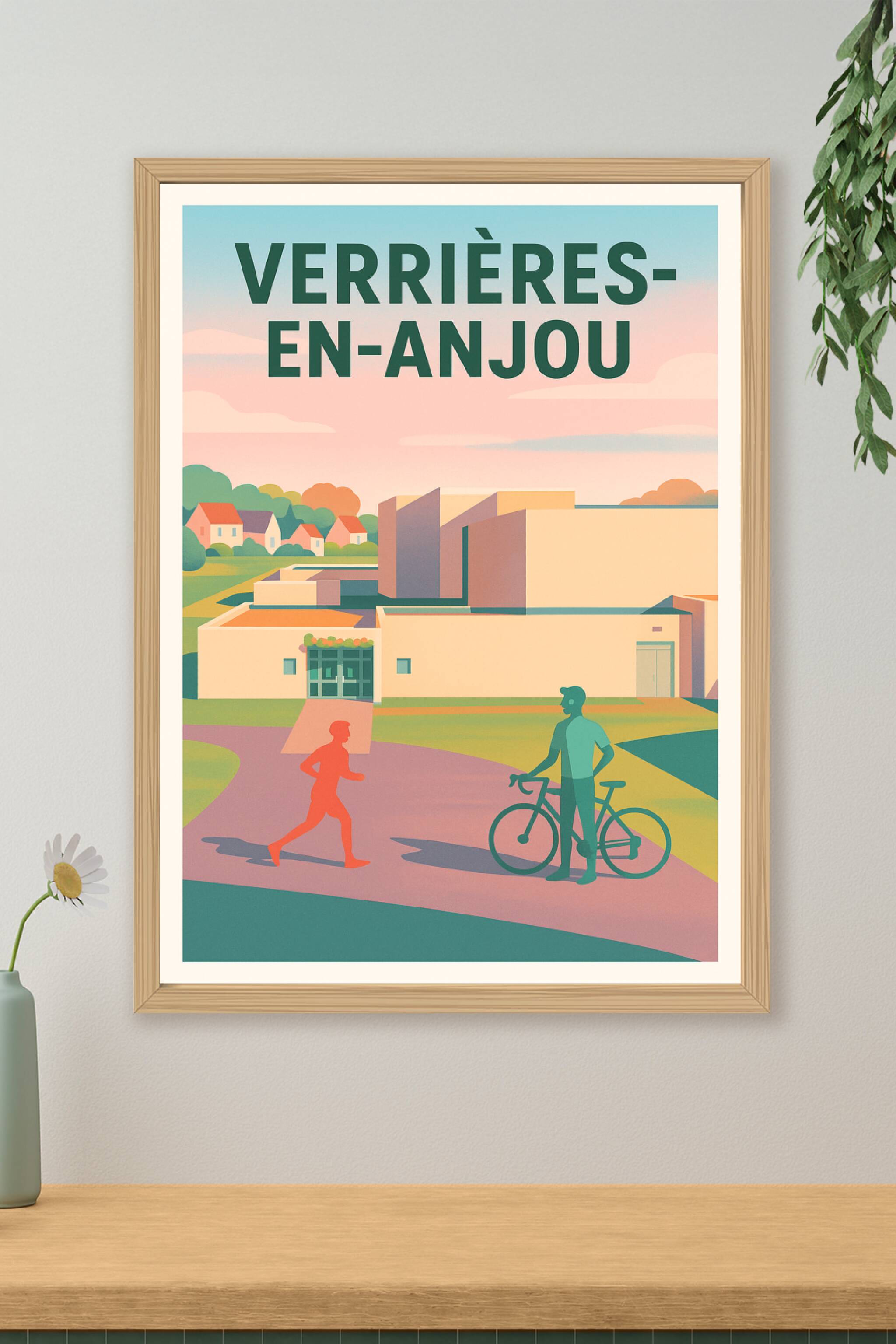 Affiche de Verrières-en-Anjou - Harmonie et douceur de vivre