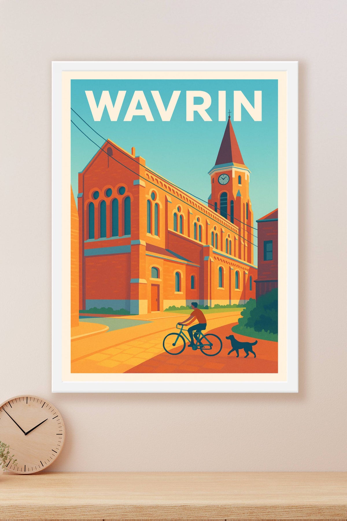 Affiche de Wavrin - L'église au cœur du quotidien