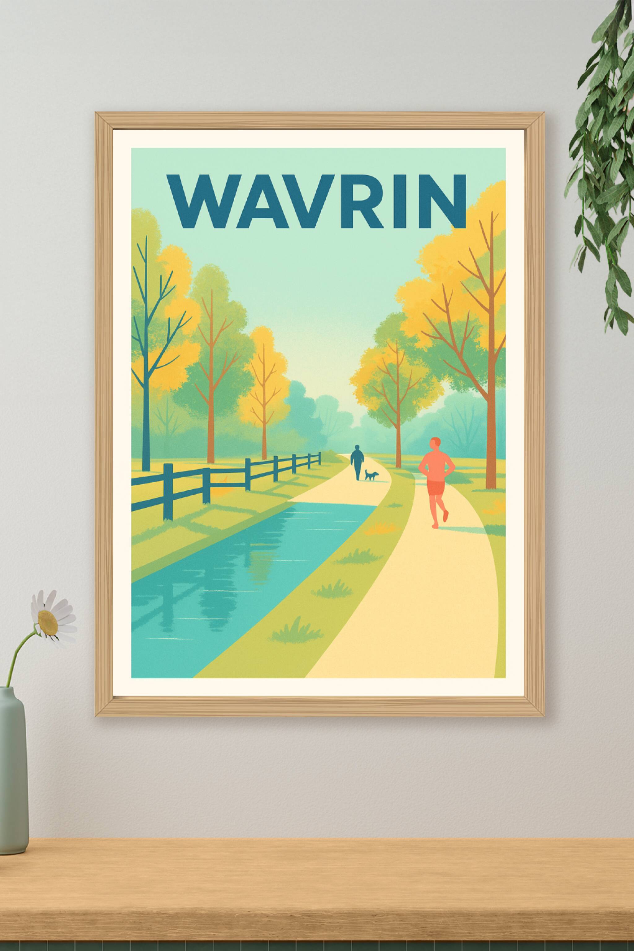 Affiche de Wavrin - Promenade paisible au fil de l'eau