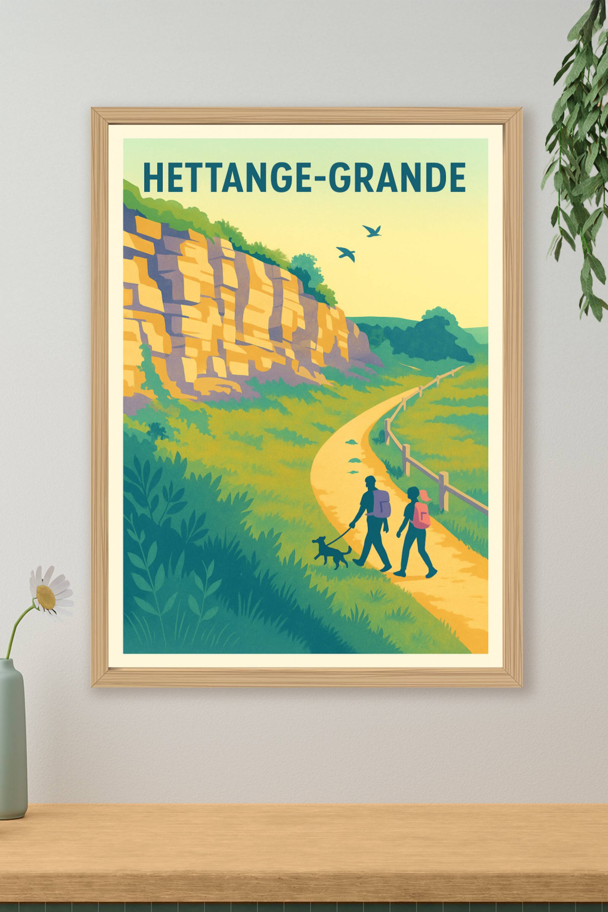 Affiche de Hettange-Grande - Promenade au cœur de la nature