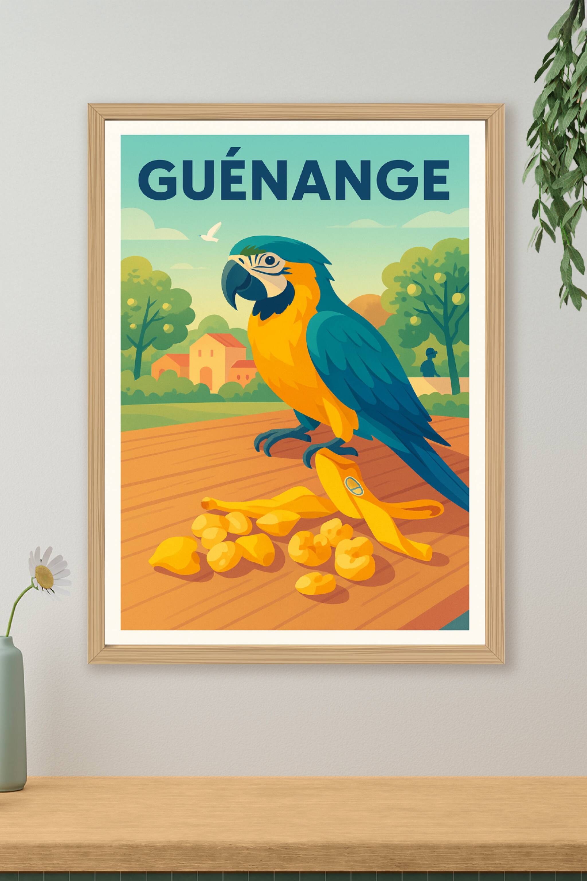 Affiche de Guénange - Une escapade colorée entre nature et douceur