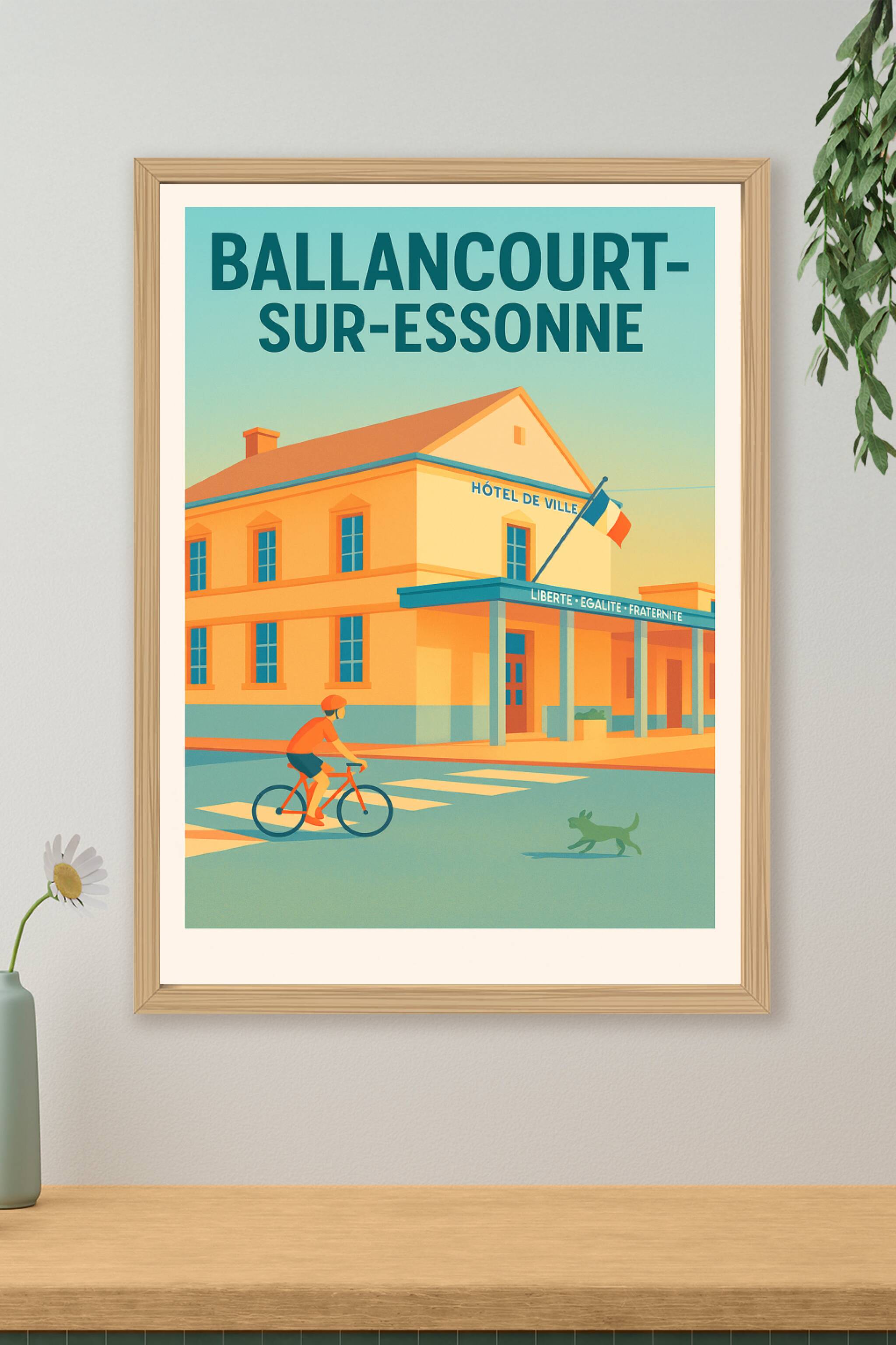 Affiche de Ballancourt-sur-Essonne - Charme et sérénité au cœur de la ville