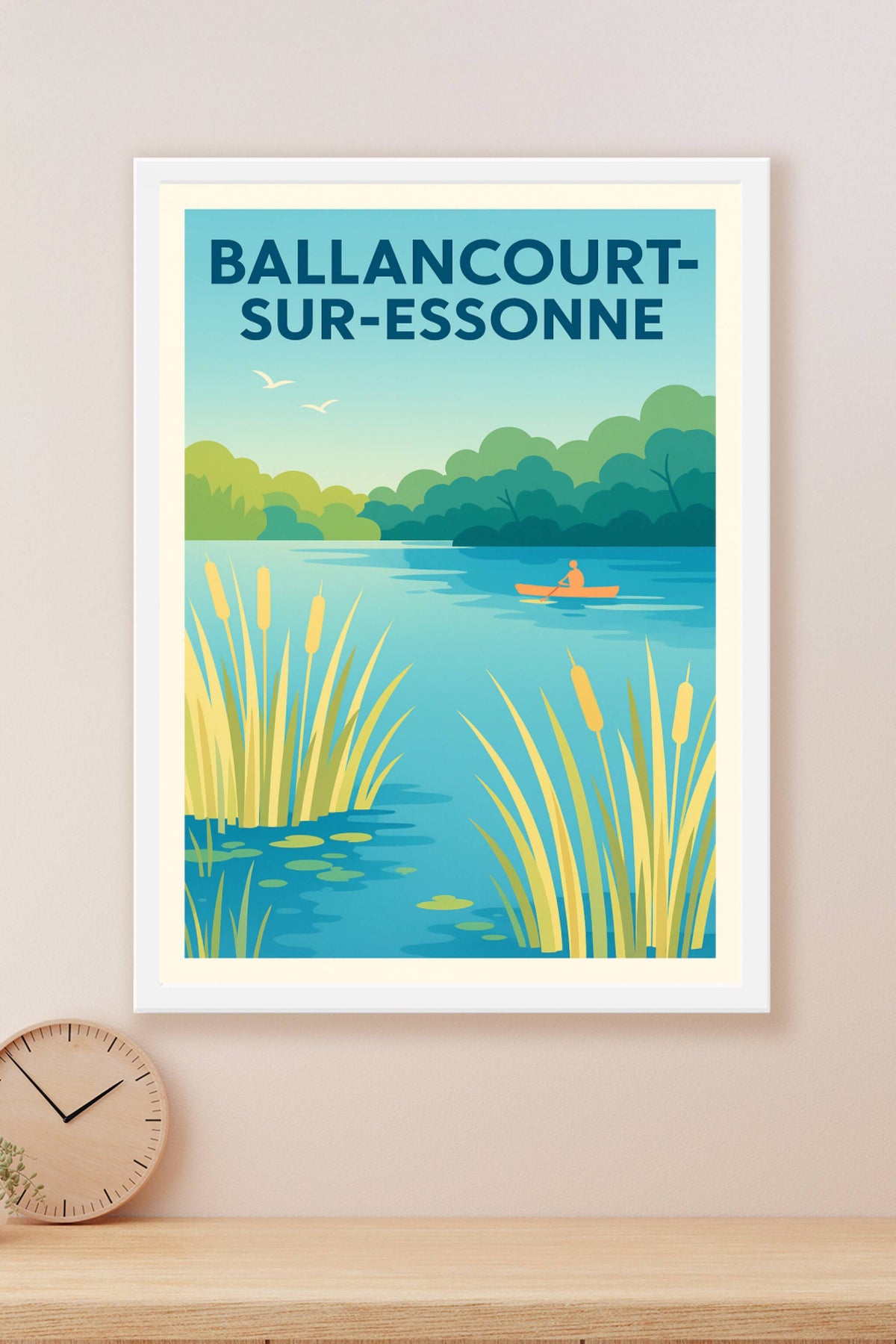 Affiche de Ballancourt-sur-Essonne - Évasion paisible sur les rives naturelles