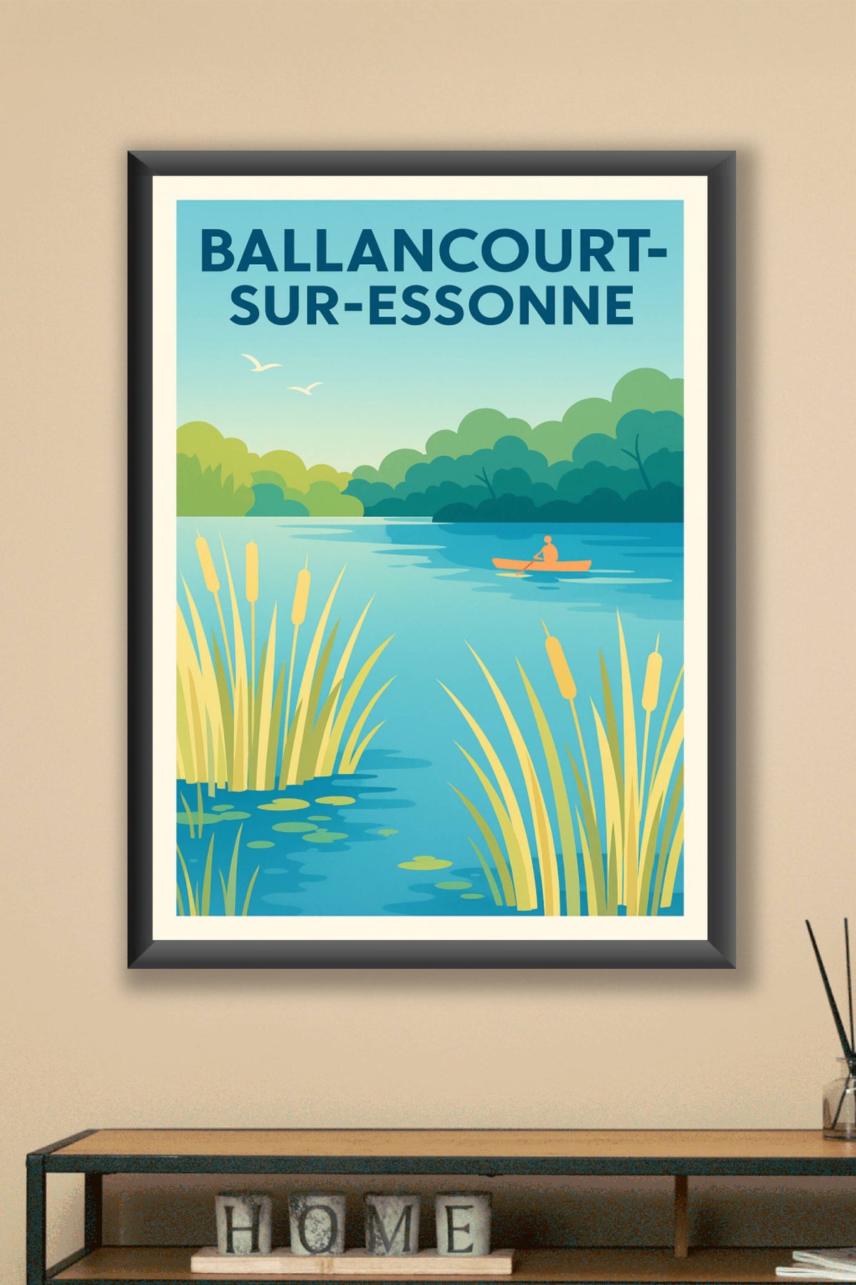 Affiche de Ballancourt-sur-Essonne - Évasion paisible sur les rives naturelles