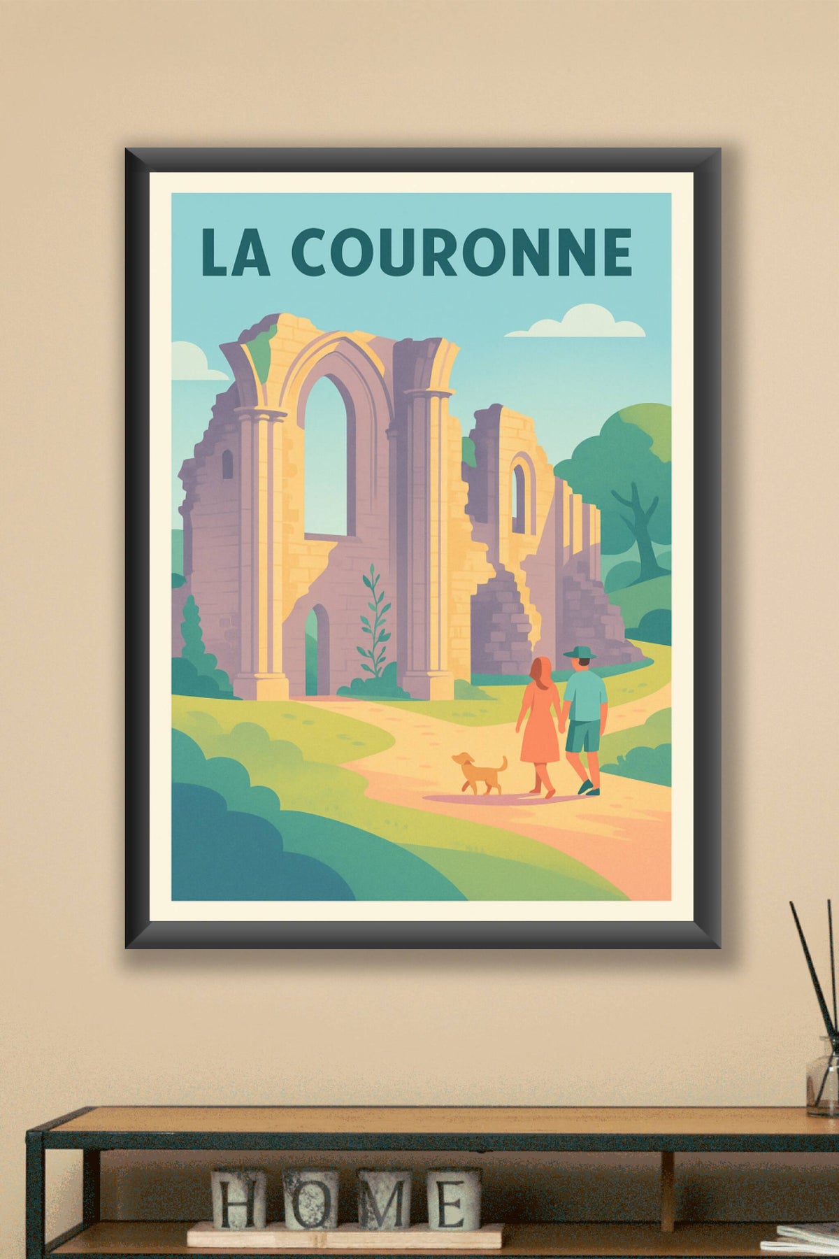 Affiche de La Couronne - Balade romantique au cœur des ruines