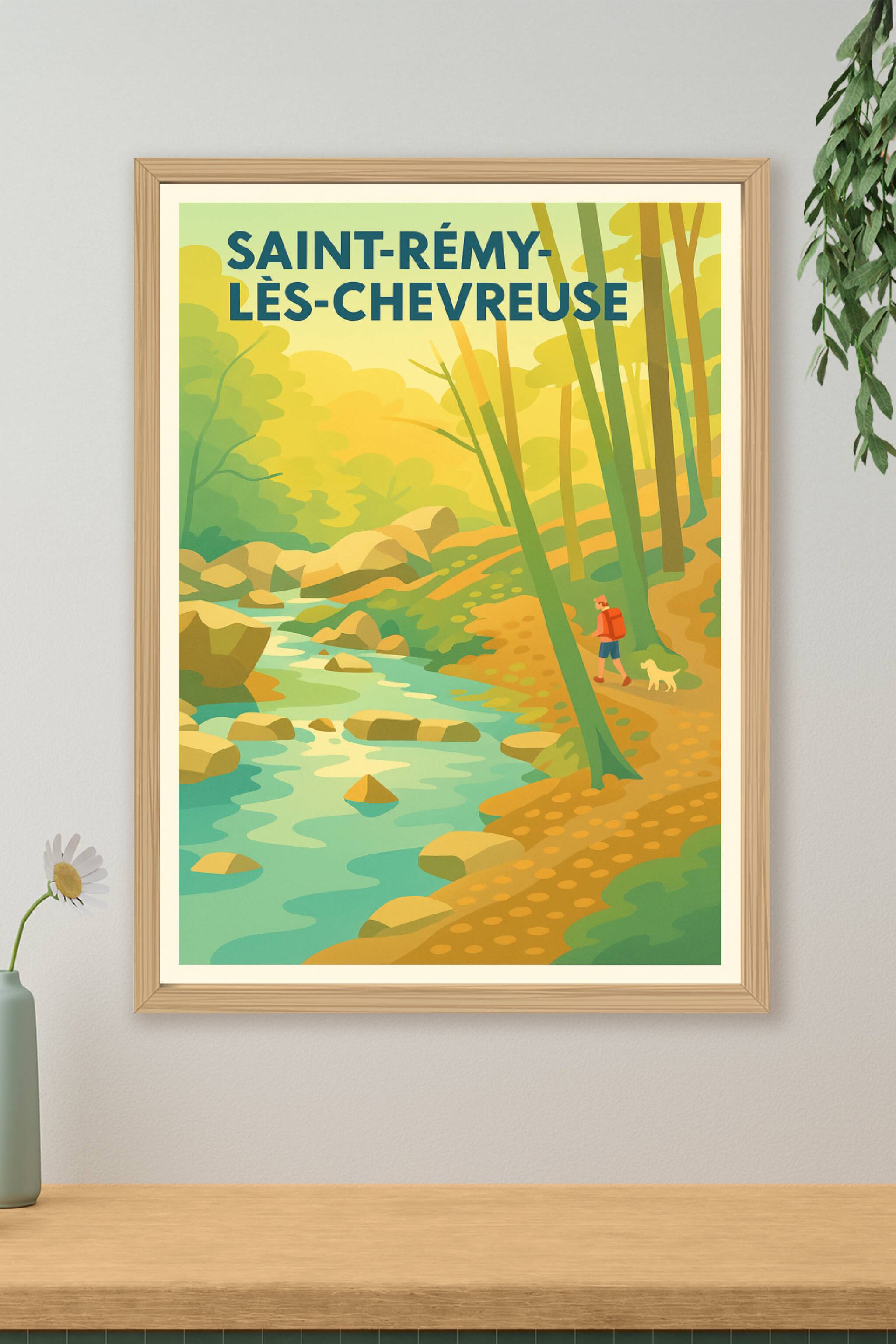 Affiche de Saint-Rémy-lès-Chevreuse - Évasion nature au cœur de la vallée
