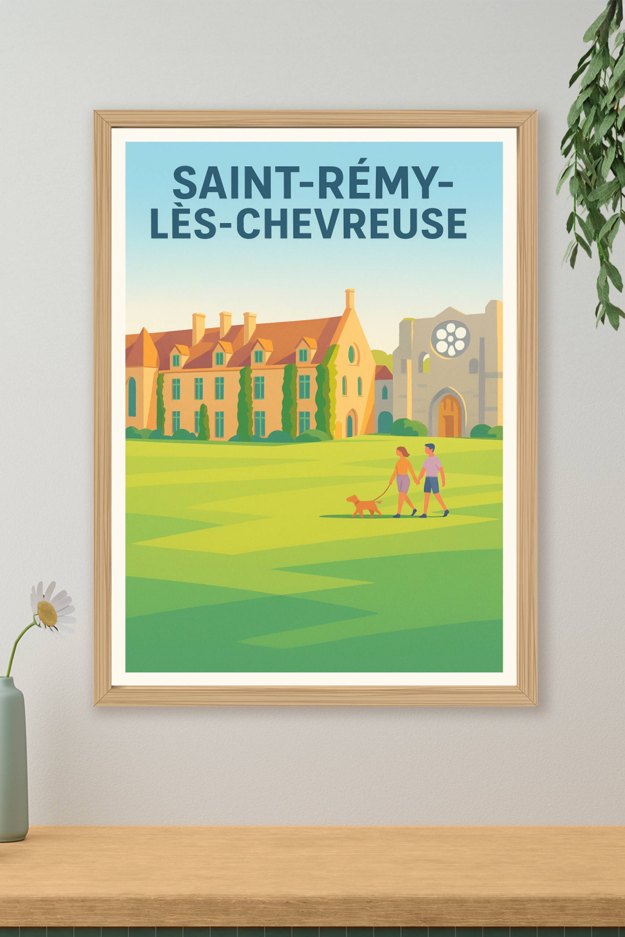 Affiche de Saint-Rémy-lès-Chevreuse - Charme et sérénité au cœur de la nature
