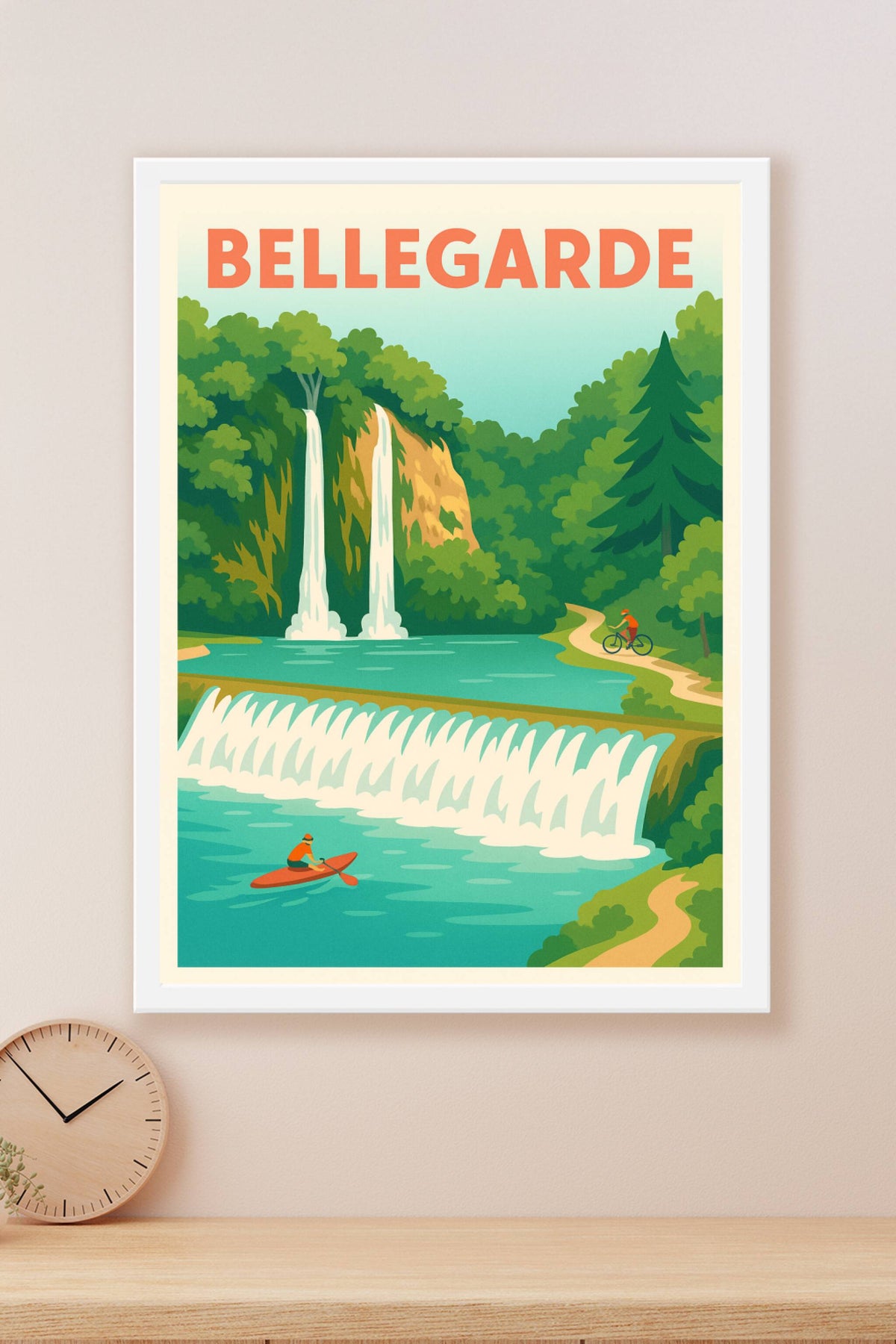 Affiche de Bellegarde - Nature et aventures au fil de l'eau