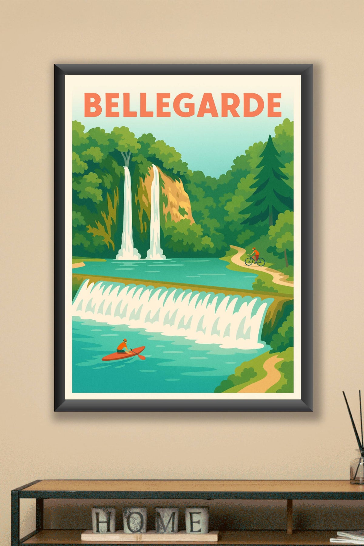 Affiche de Bellegarde - Nature et aventures au fil de l'eau