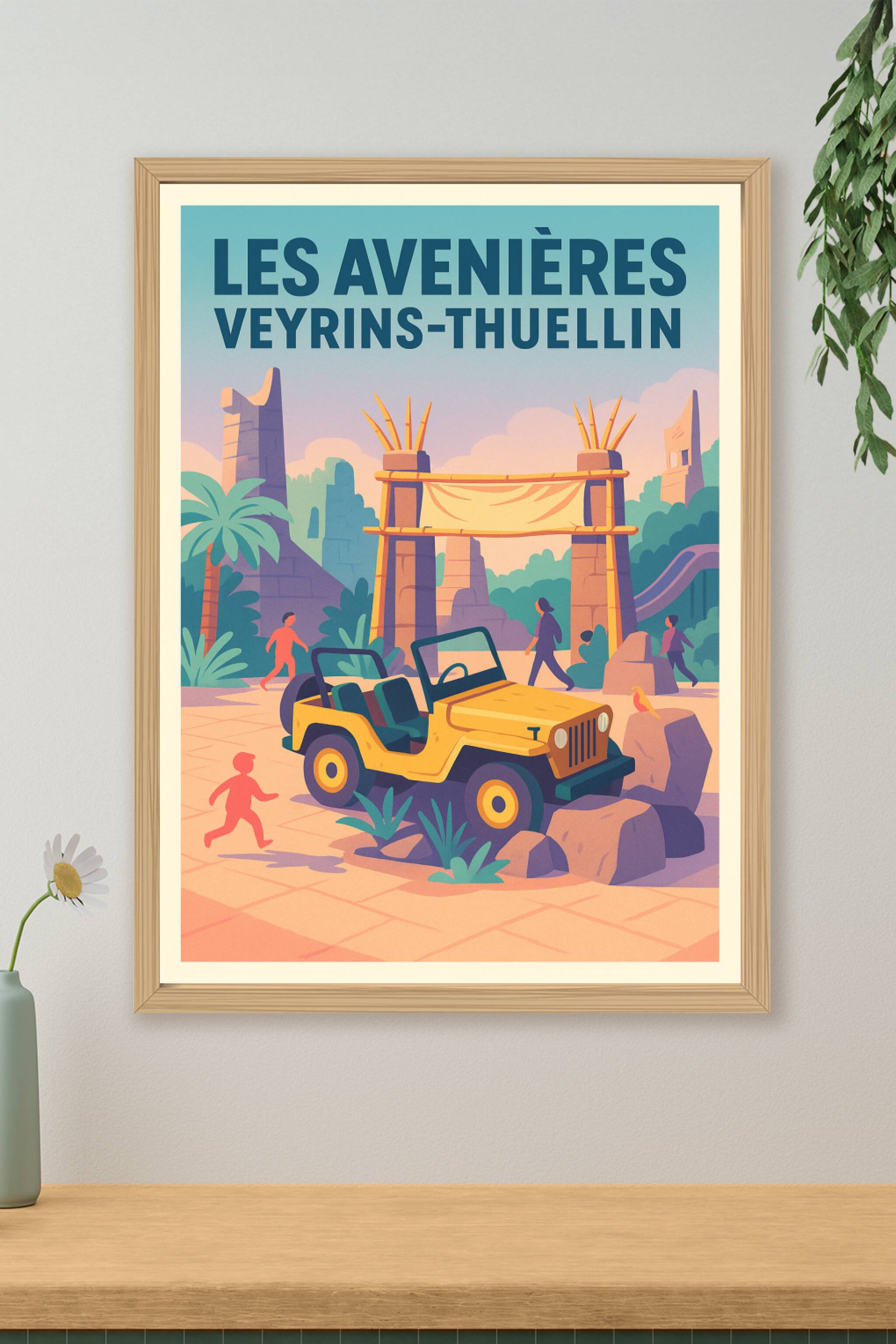 Affiche de Les Avenières Veyrins-Thuellin - Aventure et nature à portée de main