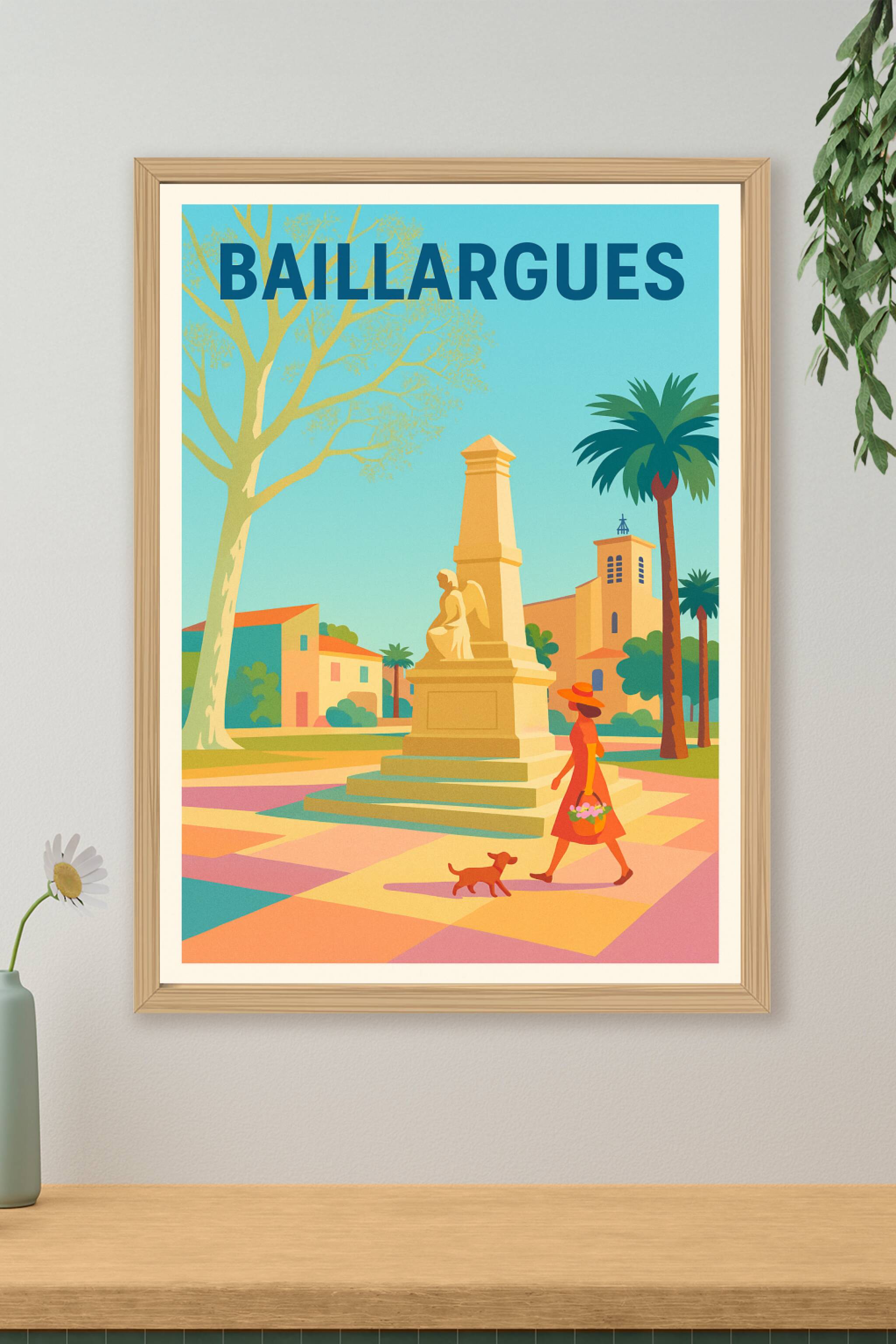 Affiche de Baillargues - Sérénité et charme provençal