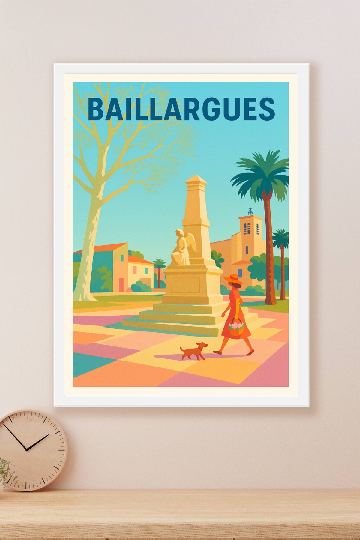 Affiche de Baillargues - Sérénité et charme provençal