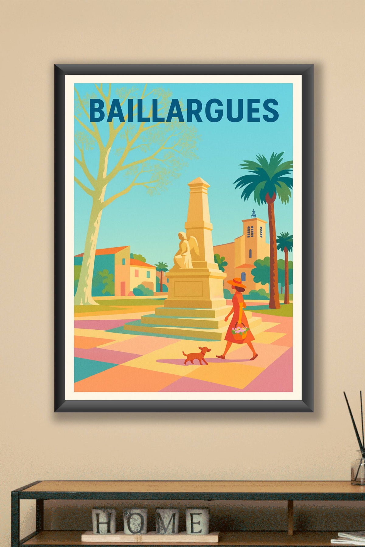 Affiche de Baillargues - Sérénité et charme provençal