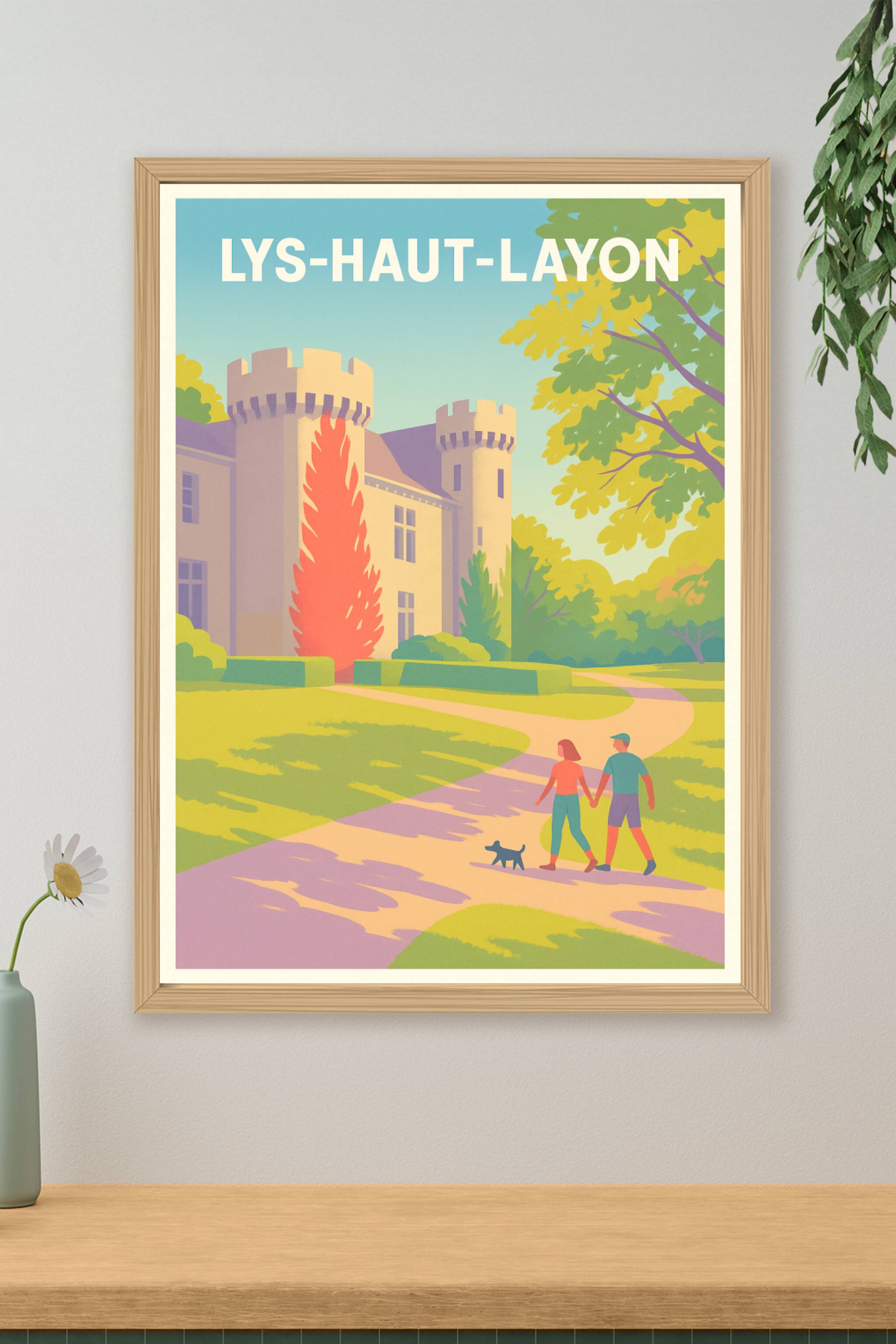 Affiche de Lys-Haut-Layon - Promenade bucolique au château