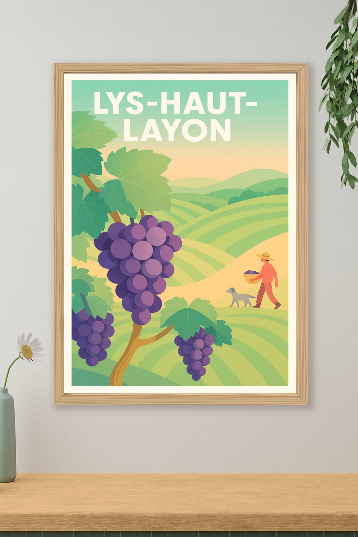 Affiche de Lys-Haut-Layon - L'art de la vendange en douceur