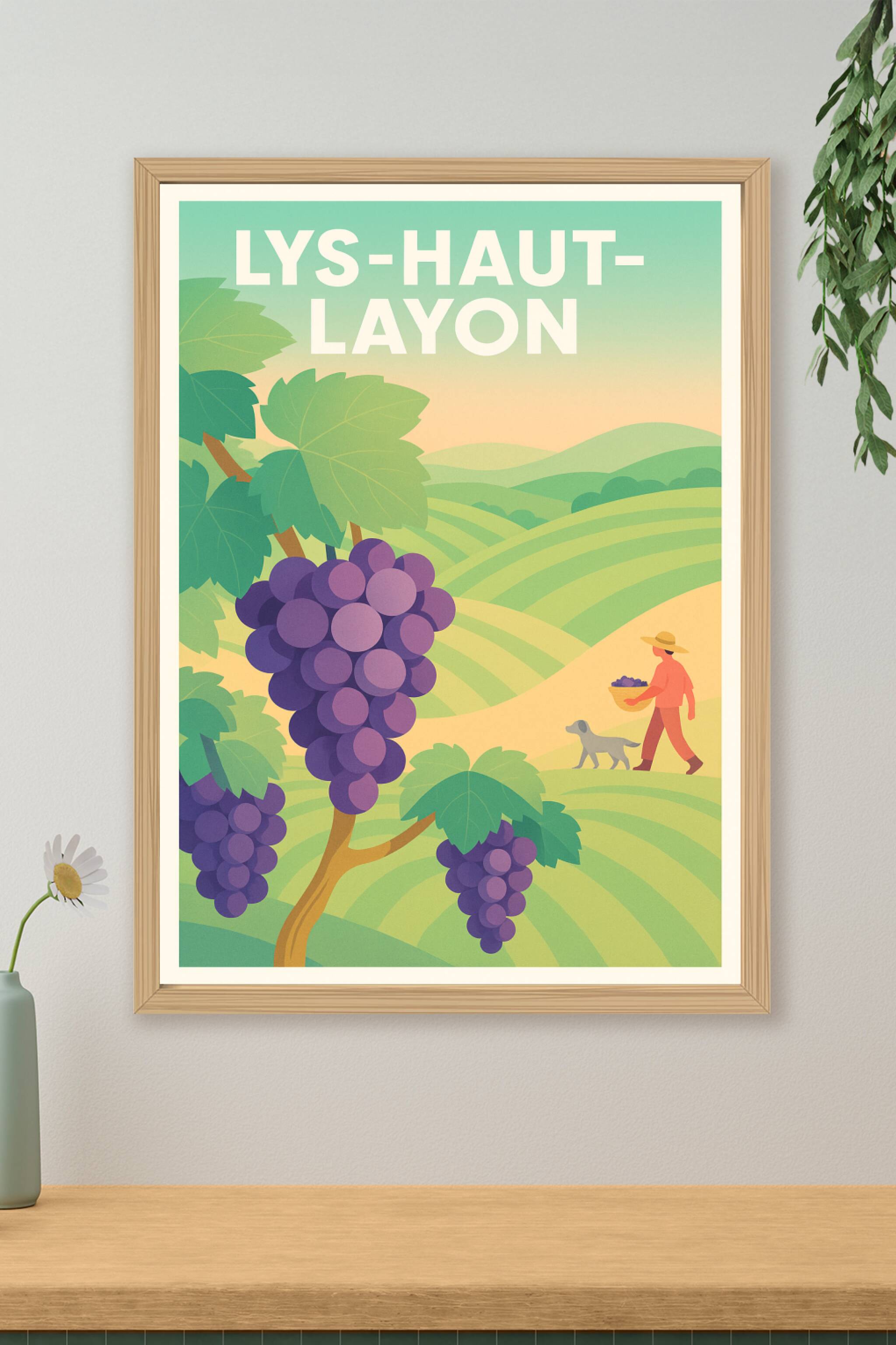 Affiche de Lys-Haut-Layon - L'art de la vendange en douceur