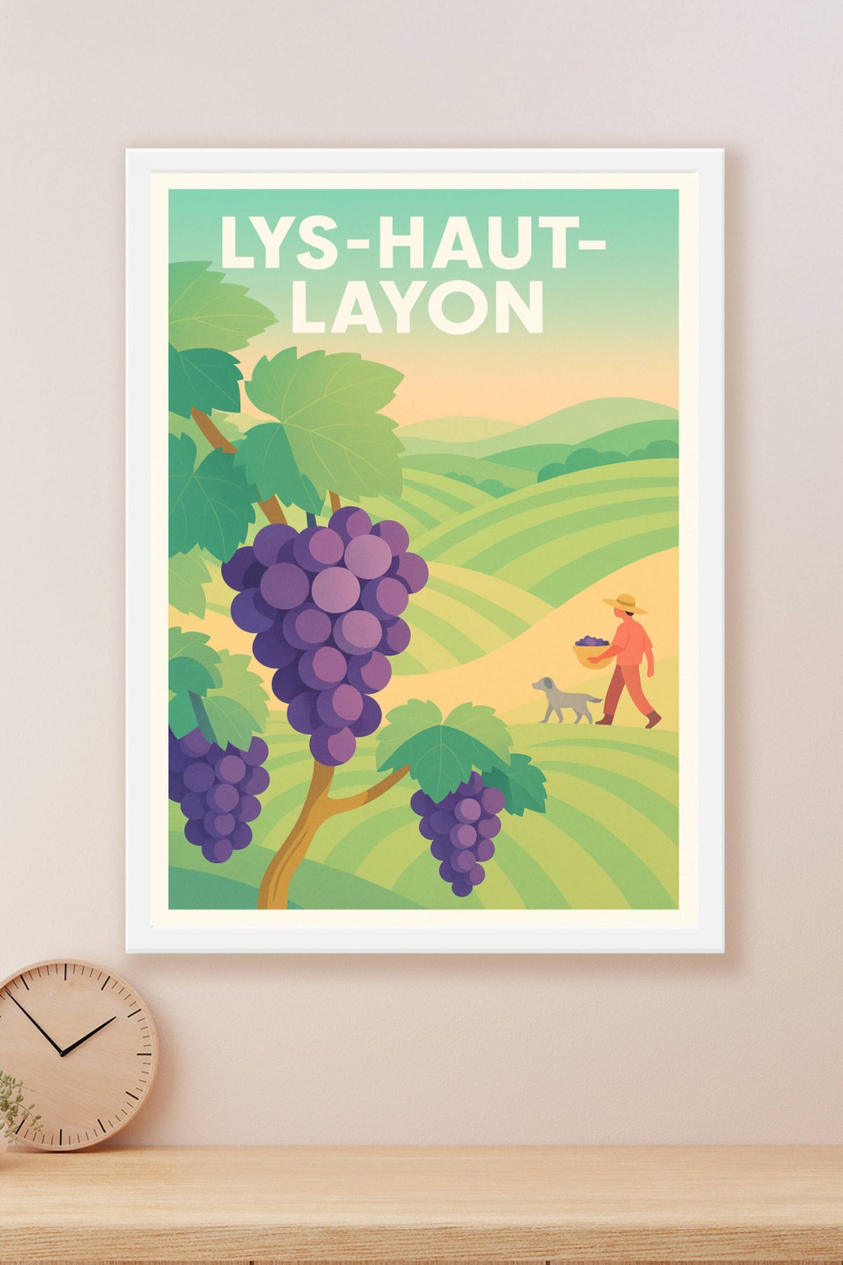 Affiche de Lys-Haut-Layon - L'art de la vendange en douceur