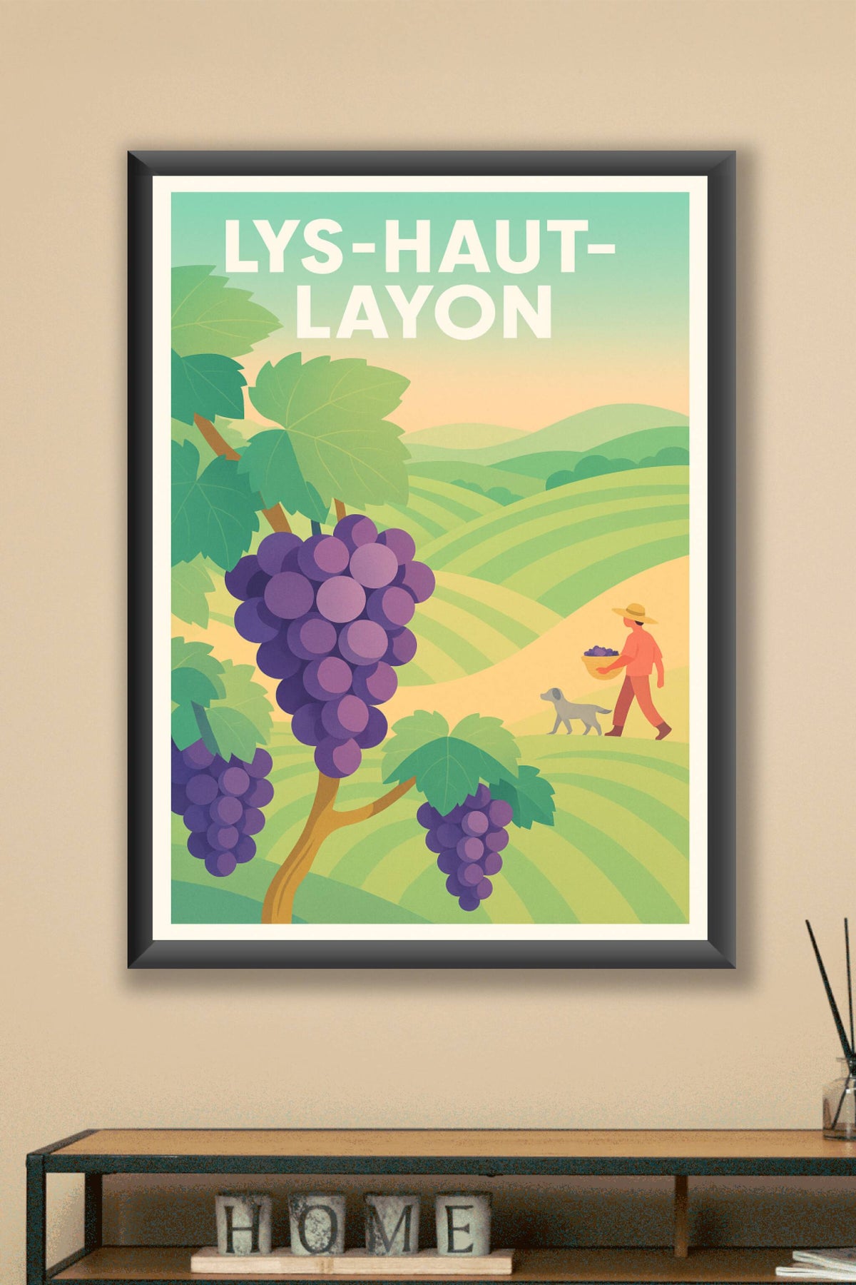 Affiche de Lys-Haut-Layon - L'art de la vendange en douceur
