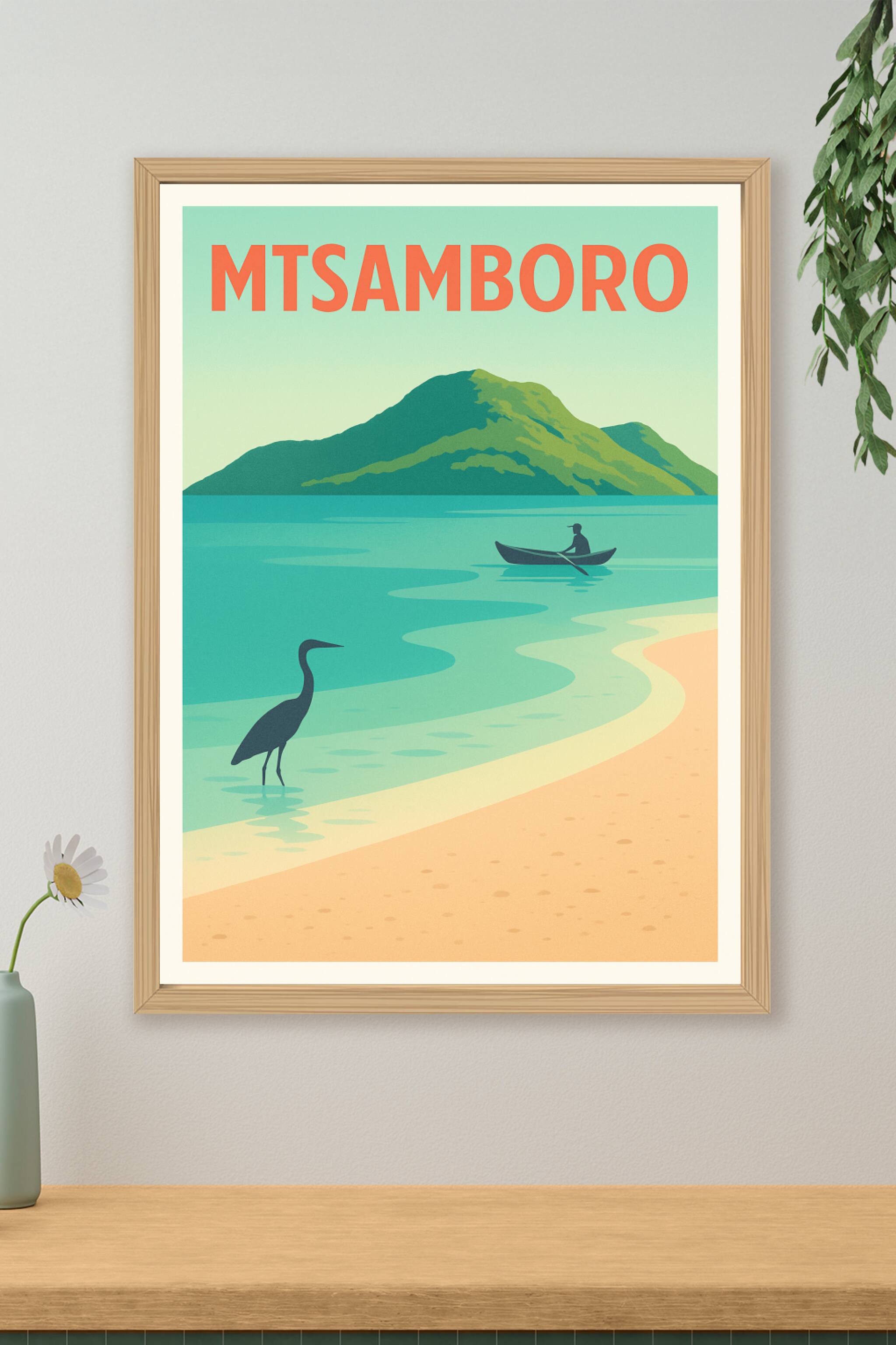 Affiche de Mtsamboro - Sérénité au bord de l'eau