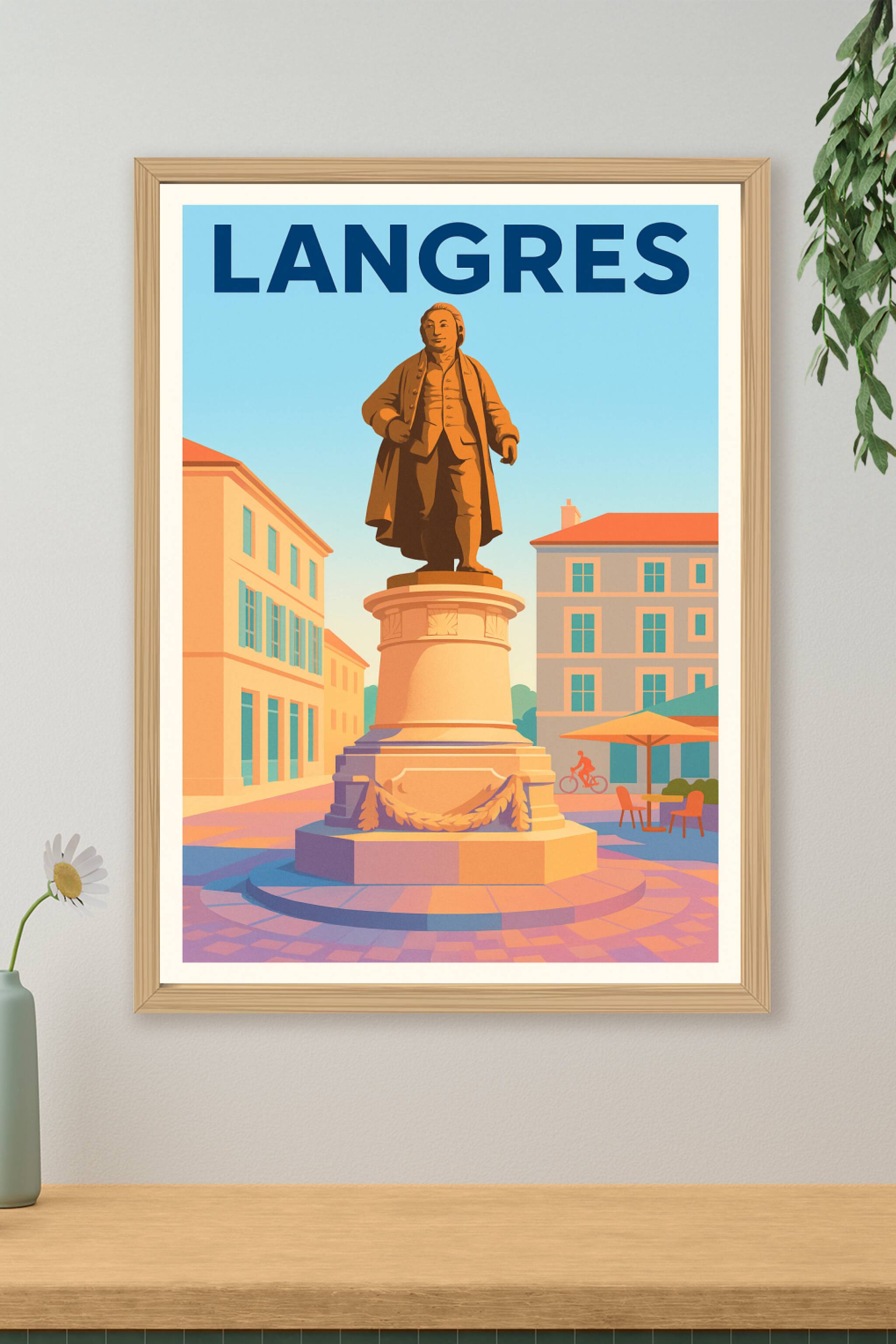 Affiche de Langres - Charme historique et élégance provinciale