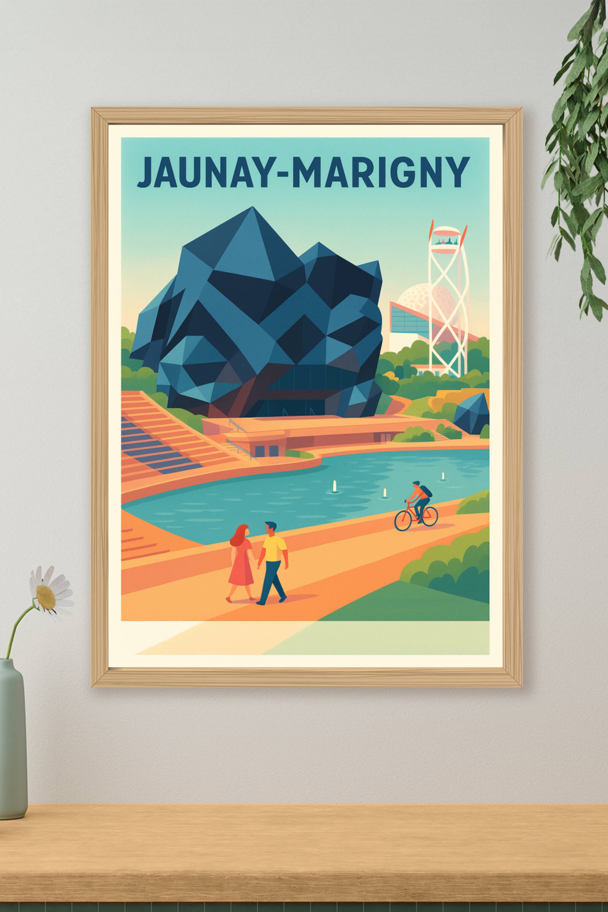 Affiche de Jaunay-Marigny - Charme moderne et nature apaisante