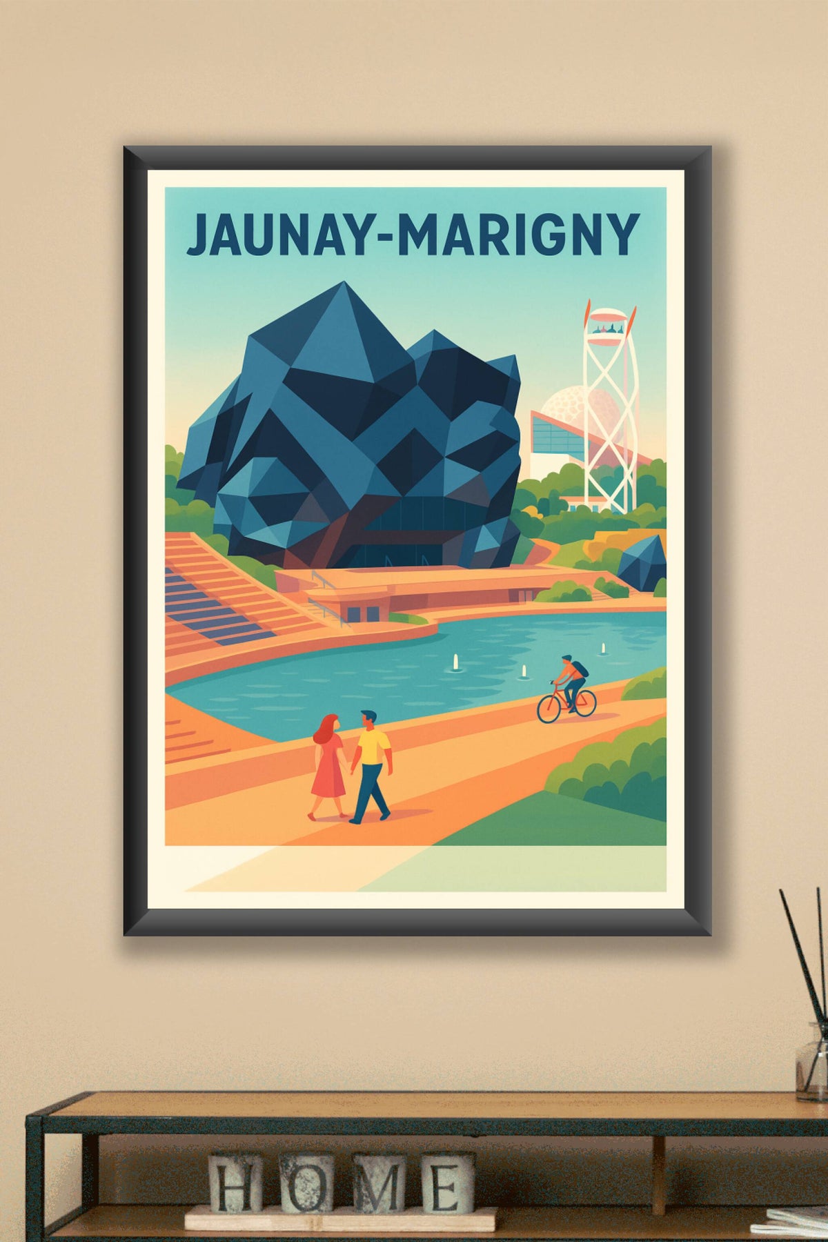 Affiche de Jaunay-Marigny - Charme moderne et nature apaisante