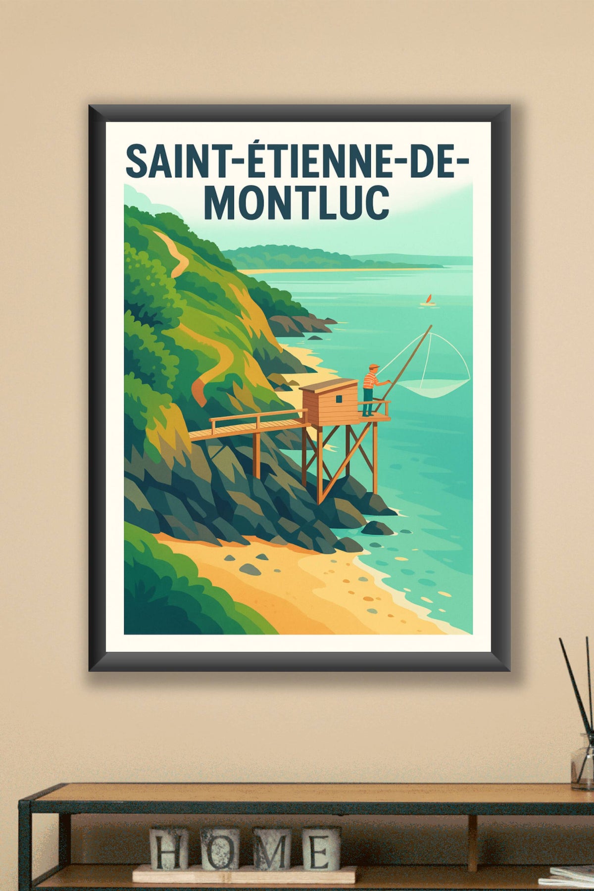 Affiche de Saint-Étienne-de-Montluc - Escapade côtière pittoresque