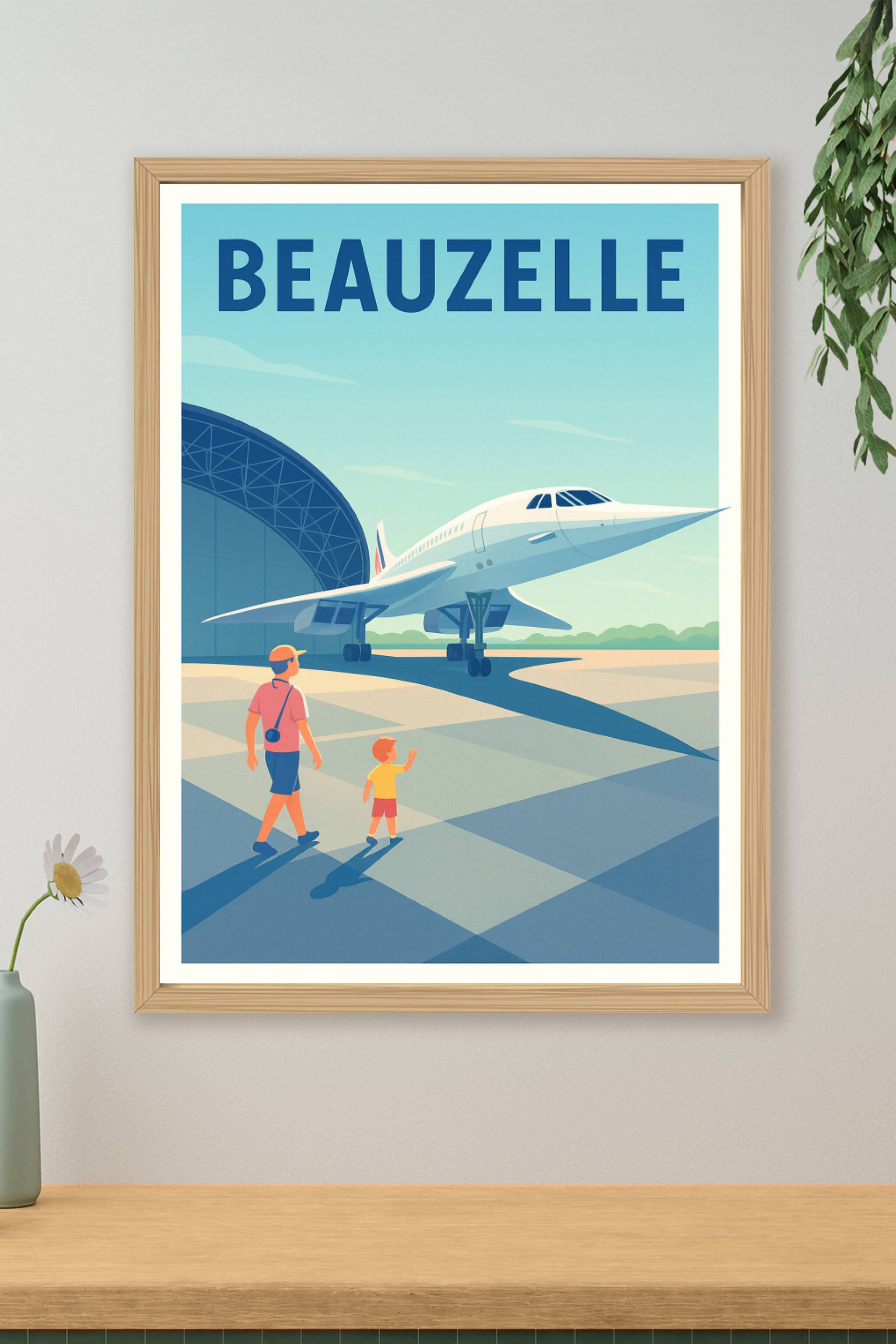 Affiche de Beauzelle - L'élégance aérienne au cœur de la ville