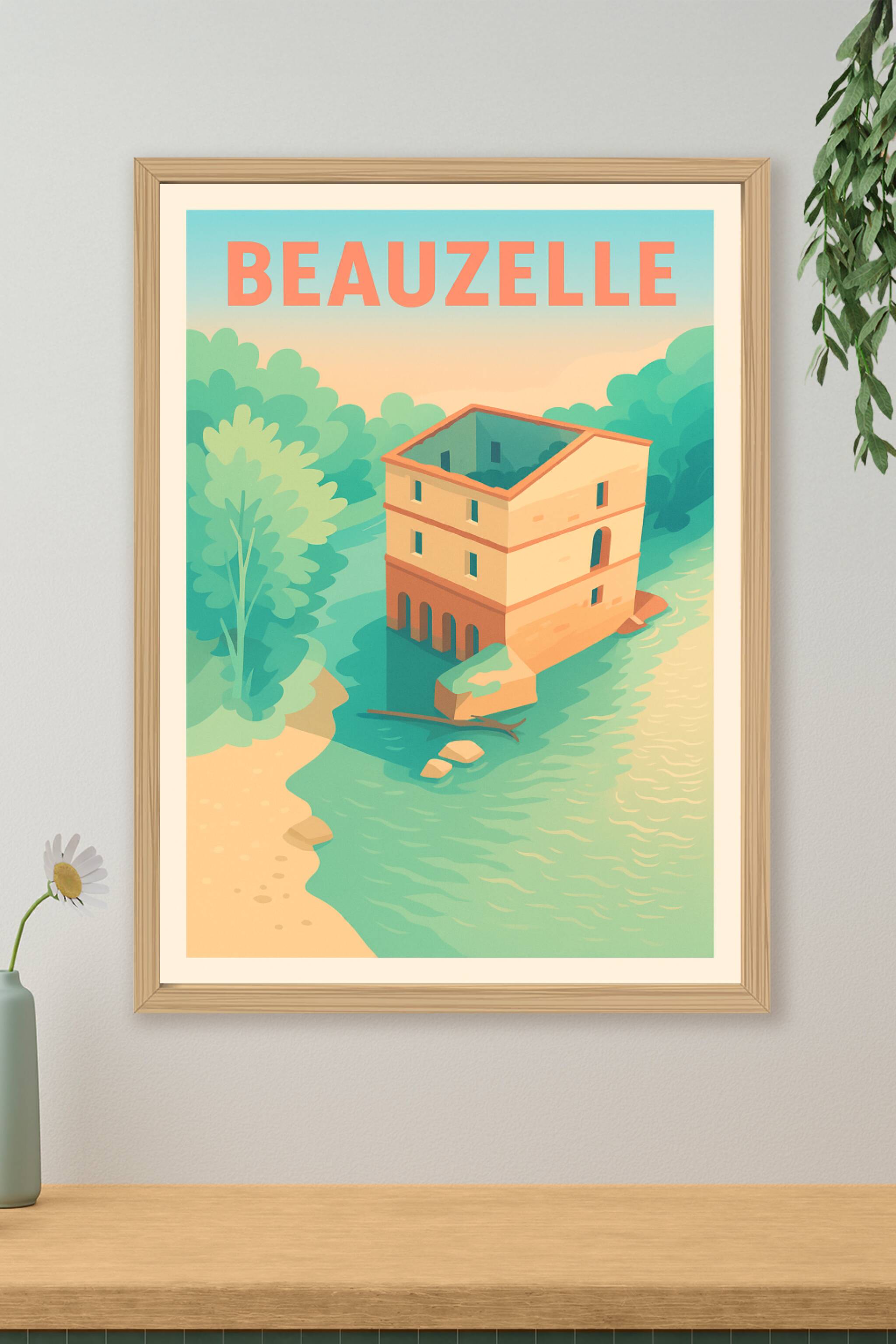 Affiche de Beauzelle - Havre de calme et nature préservée