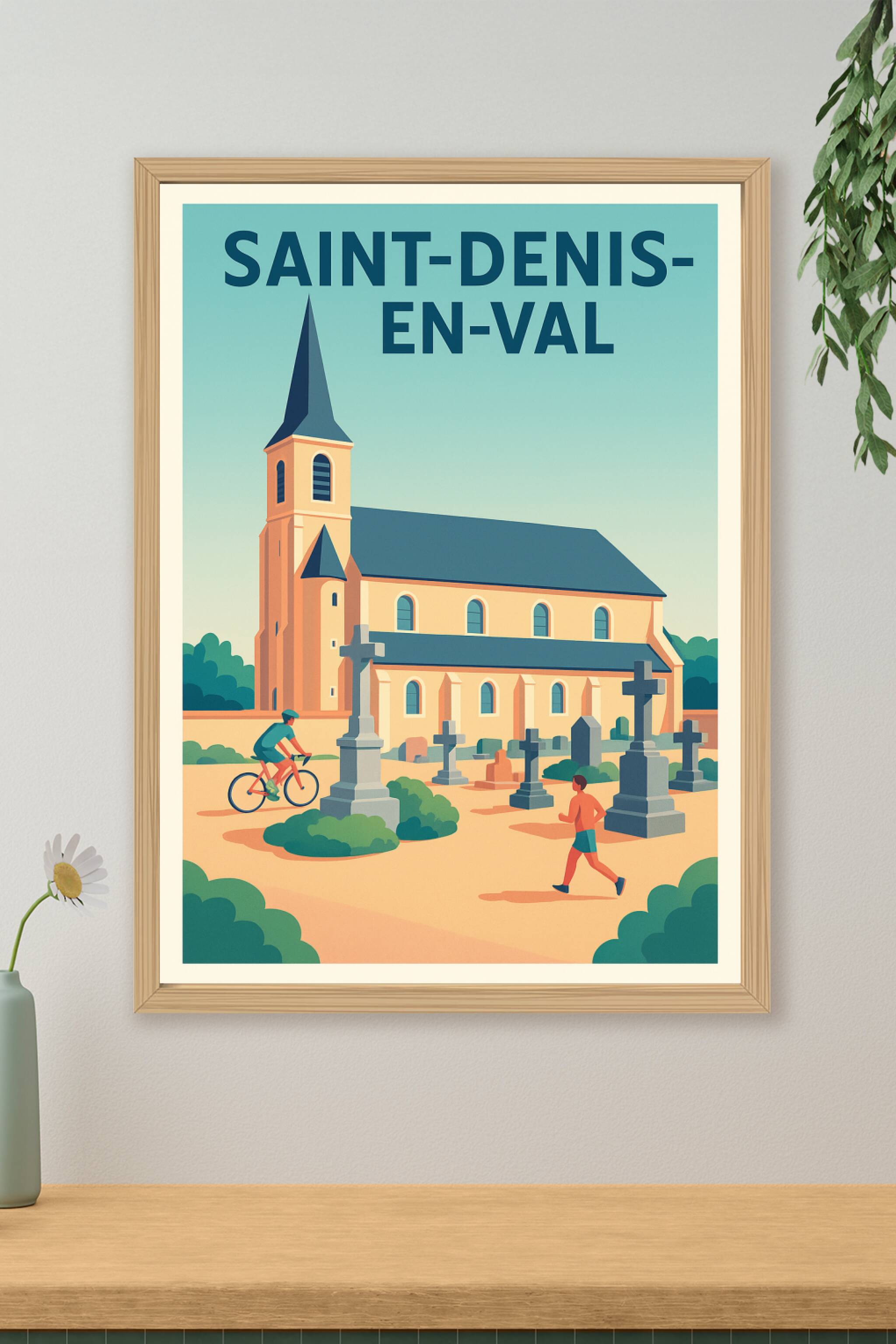 Affiche de Saint-Denis-en-Val - Charme et quiétude au cœur du Val