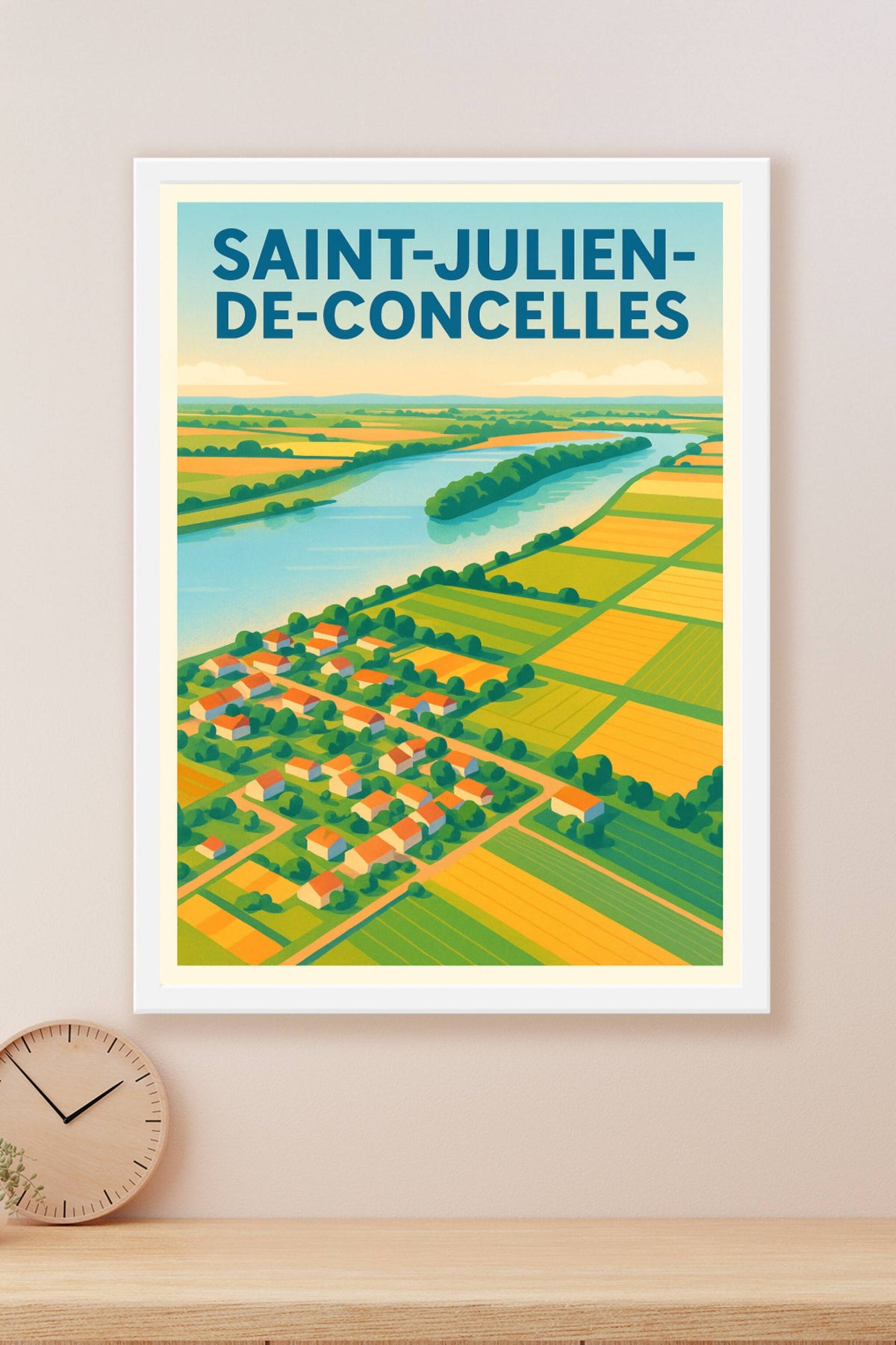 Affiche de Saint-Julien-de-Concelles - Tranquillité et nature au fil de l'eau