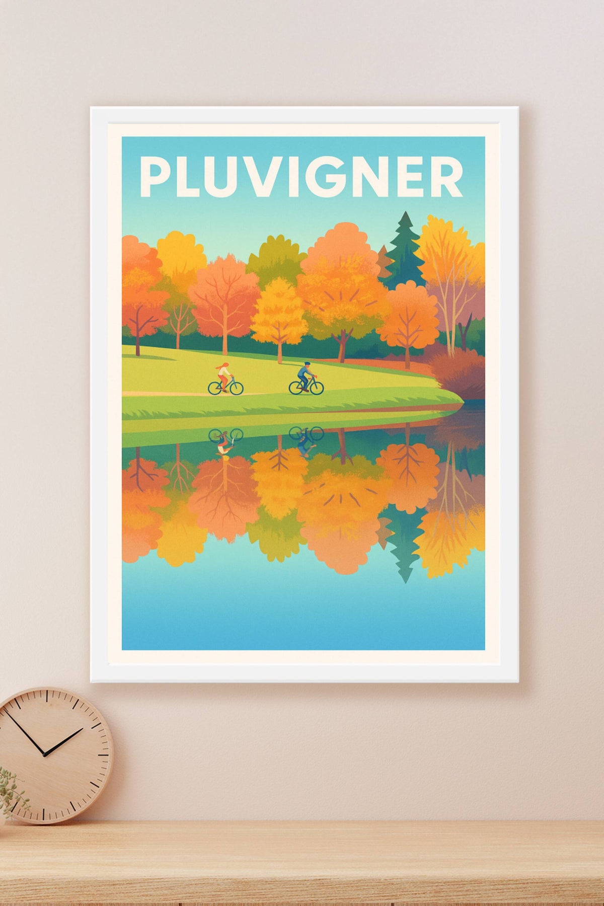Affiche de Pluvigner - Échappée bucolique à vélo au cœur de l'automne