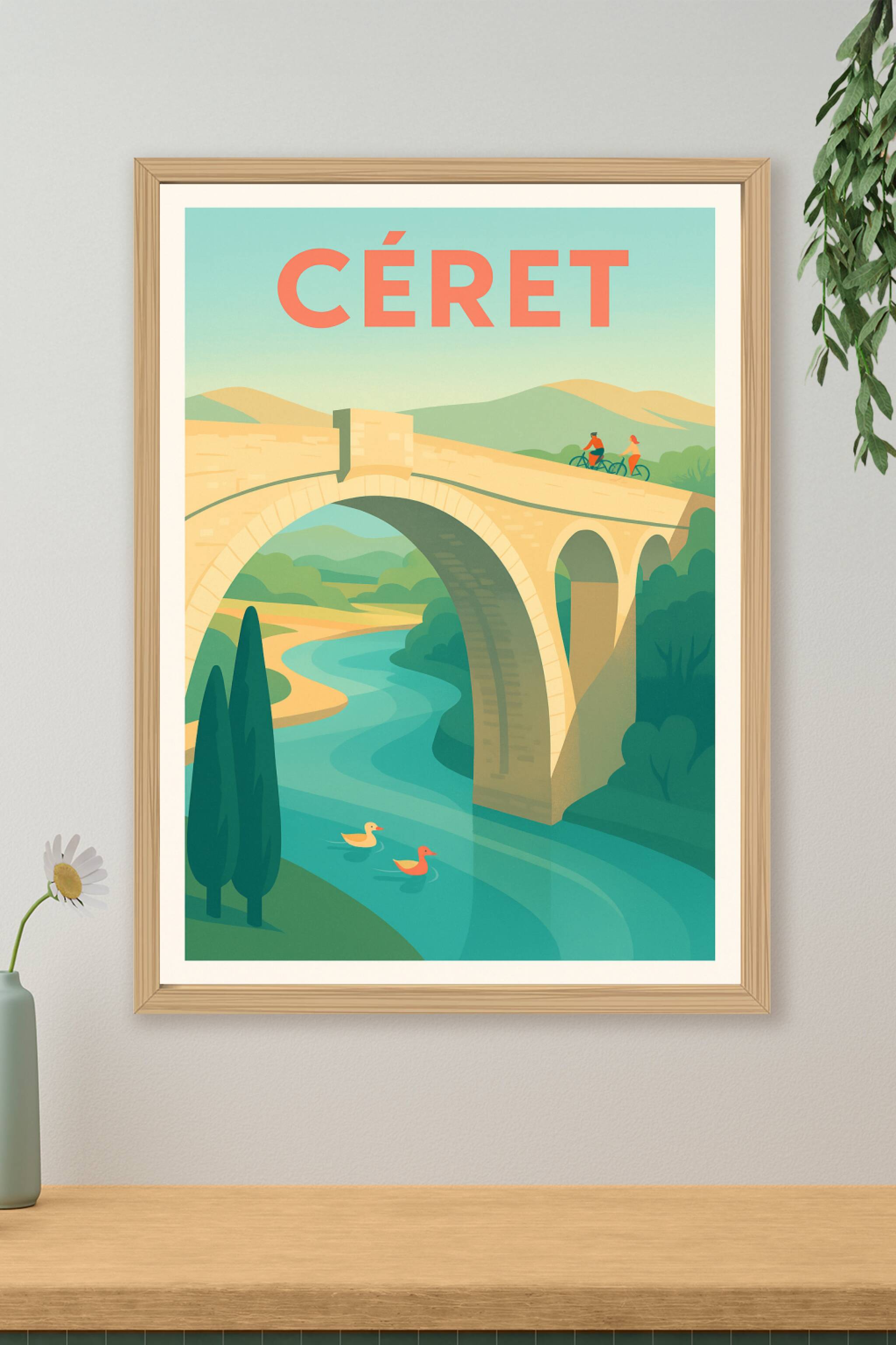 Affiche de Céret - Charme et nature en plein cœur du Vallespir