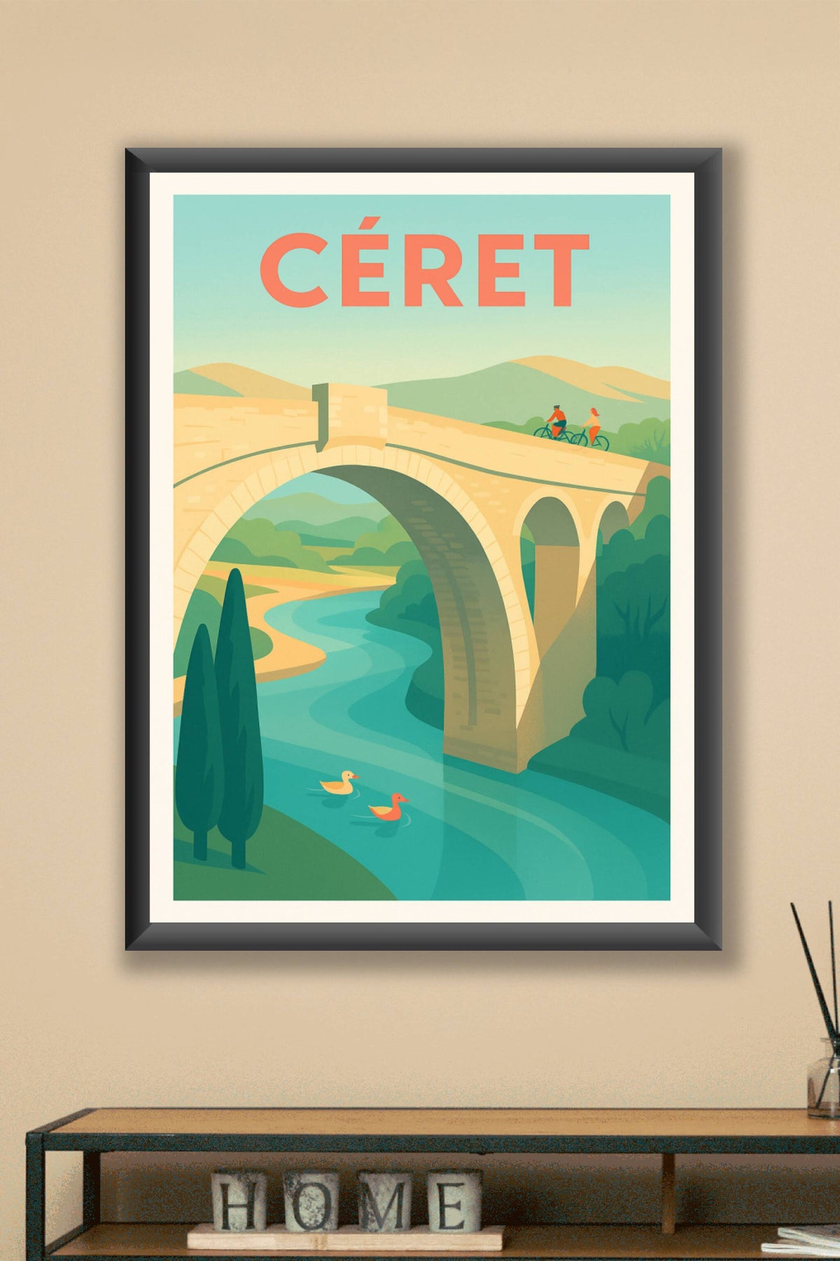 Affiche de Céret - Charme et nature en plein cœur du Vallespir