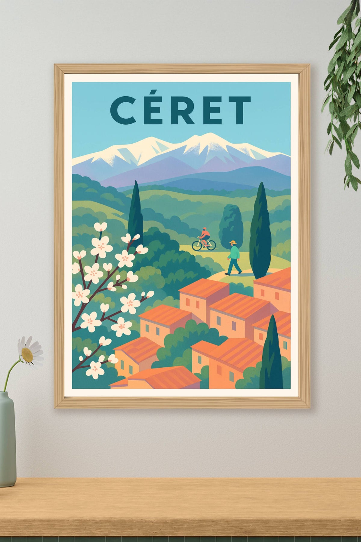 Affiche de Céret - L'évasion douce entre nature et village