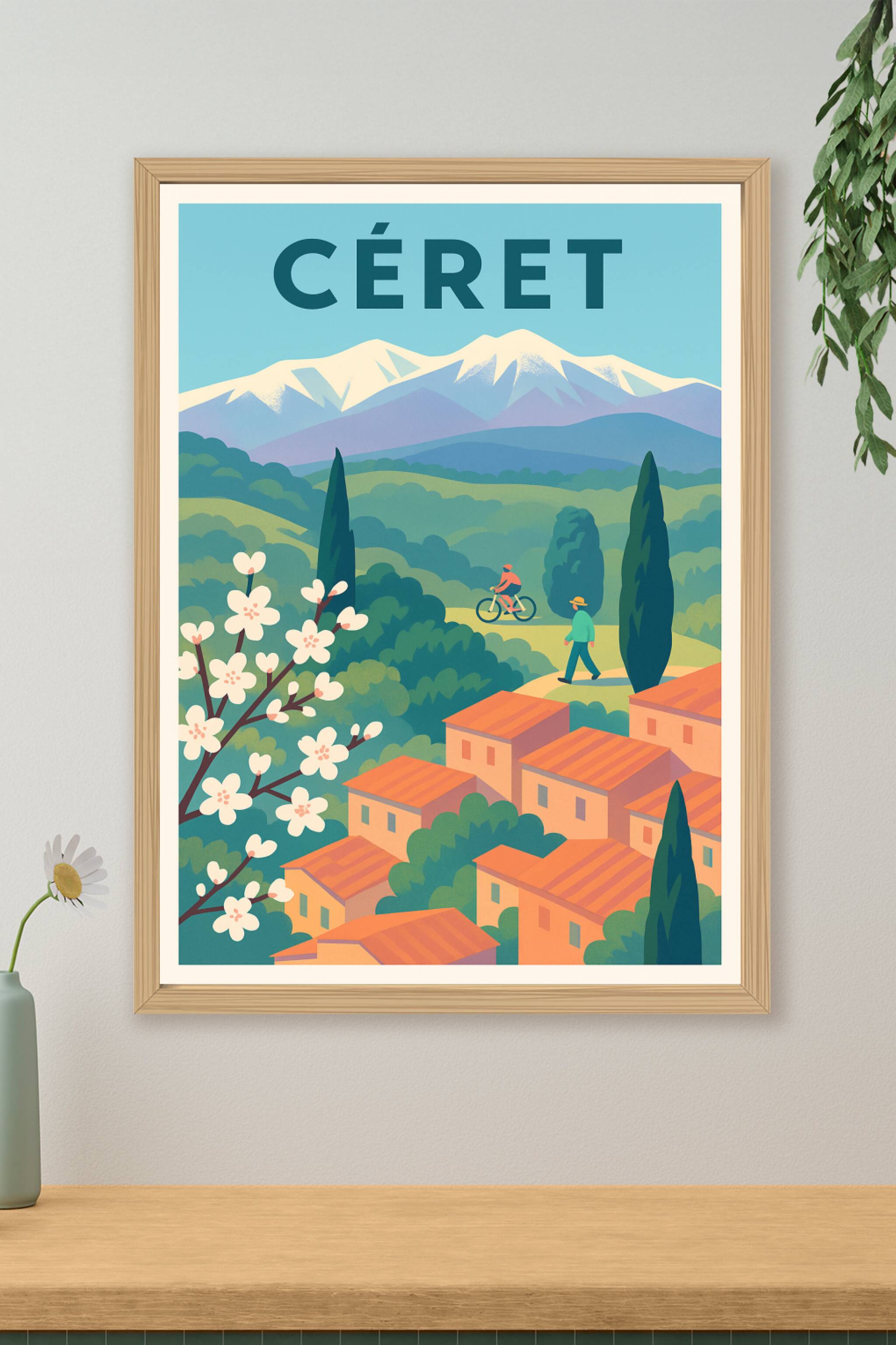 Affiche de Céret - L'évasion douce entre nature et village
