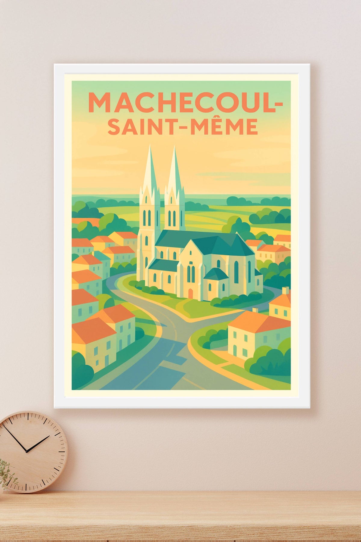 Affiche de Machecoul-Saint-Même - Charme et sérénité en Pays de Loire