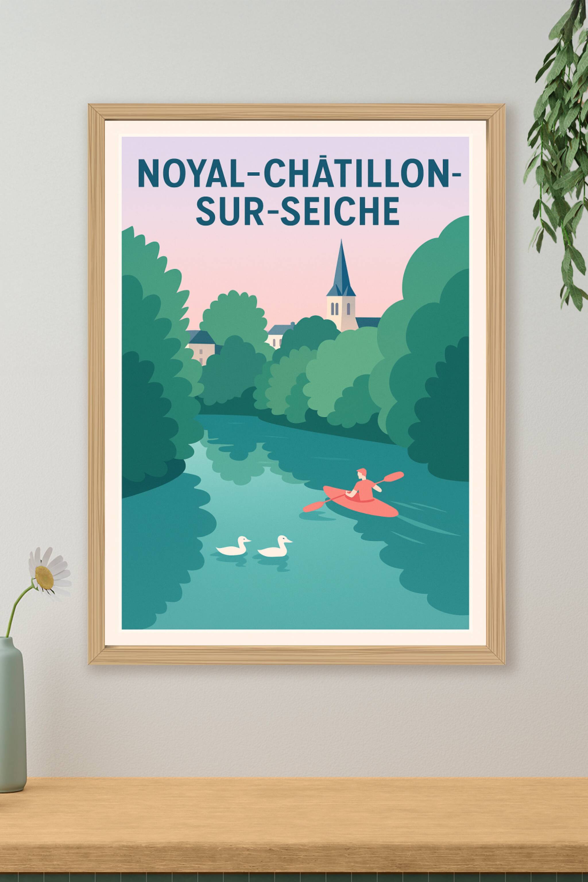 Affiche de Noyal-Châtillon-sur-Seiche - Sérénité au fil de l'eau