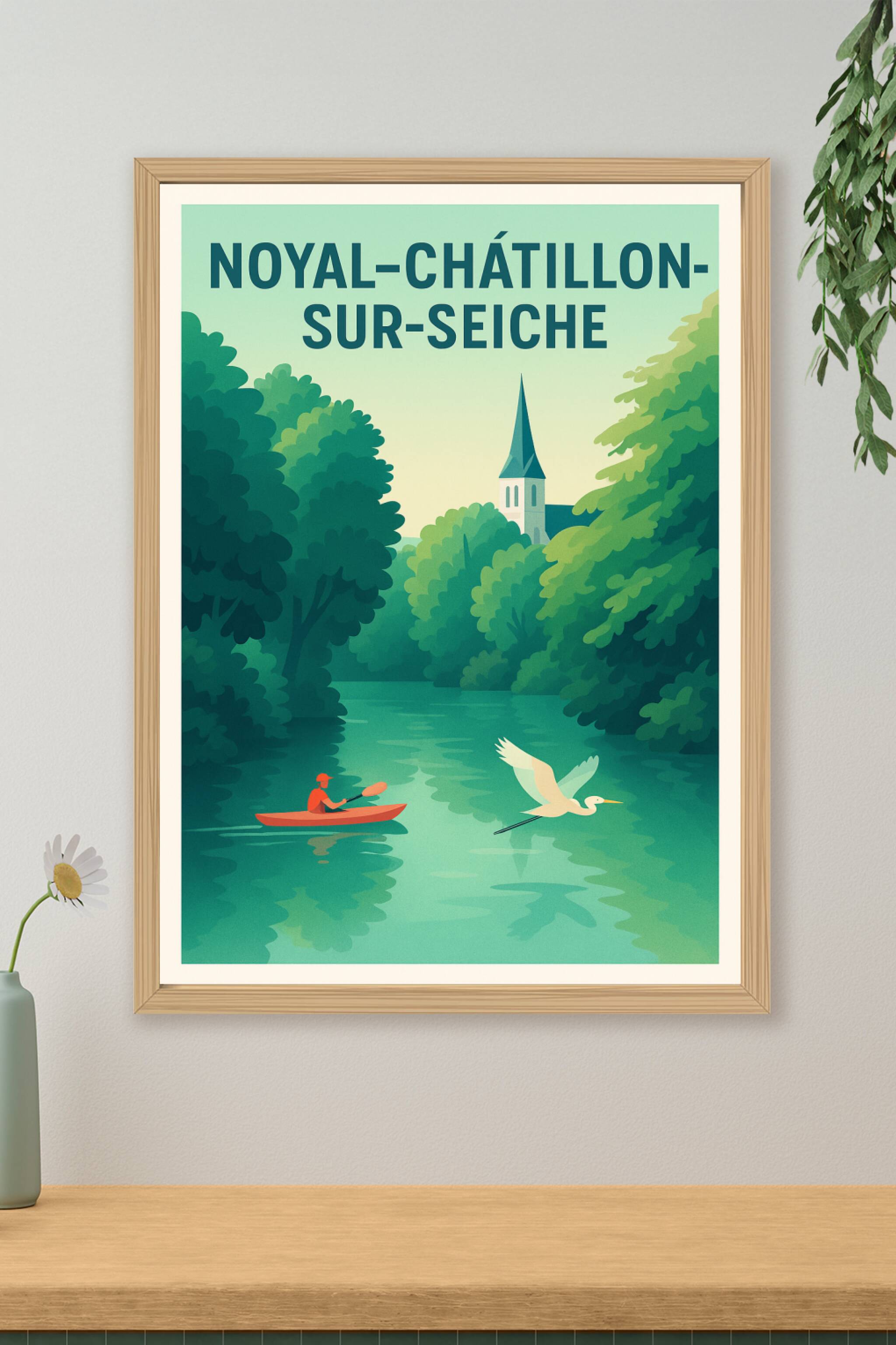 Affiche de Noyal-Châtillon-sur-Seiche - Nature et Sérénité au fil de l'eau