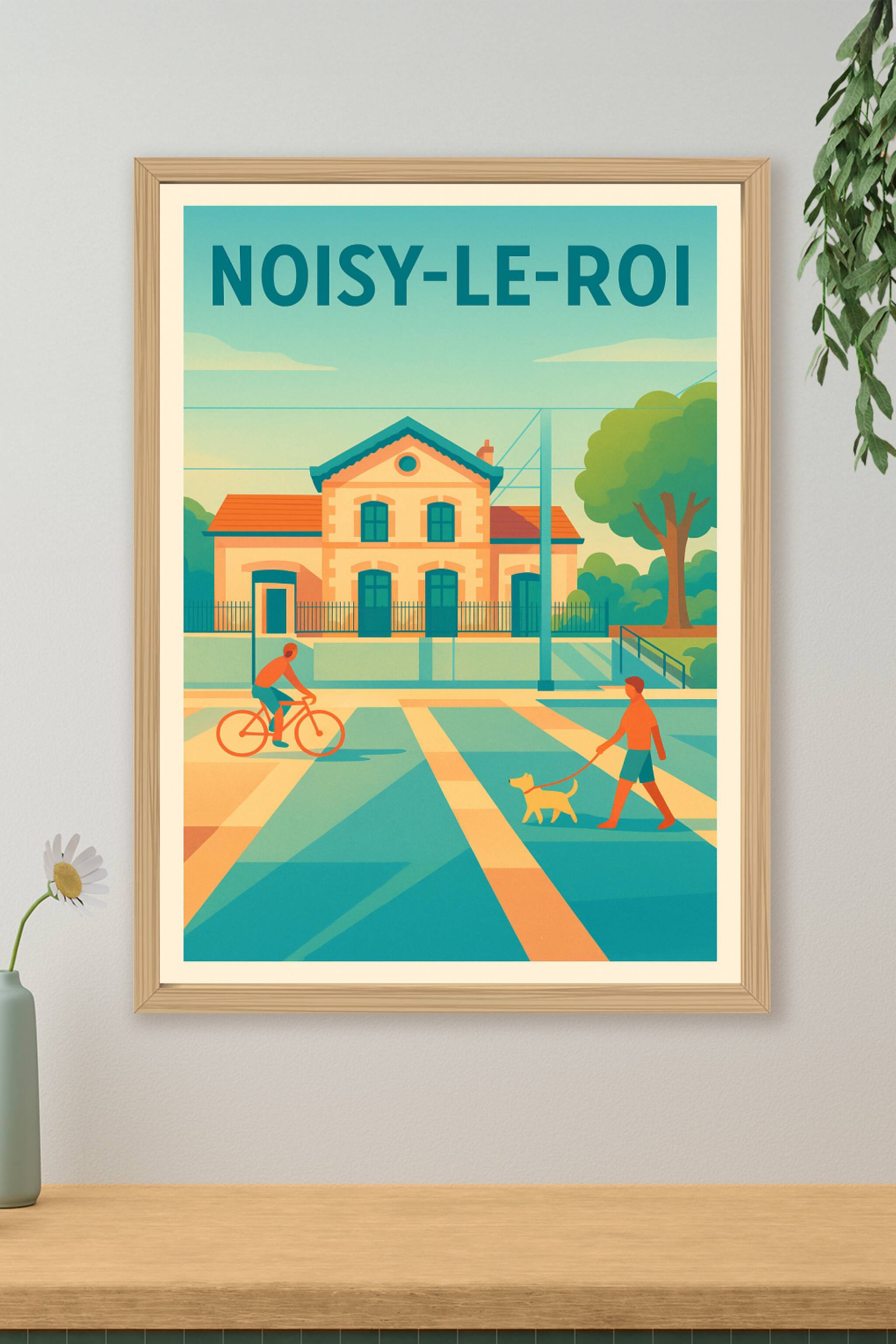 Affiche de Noisy-le-Roi - Charme et quiétude au cœur de la ville
