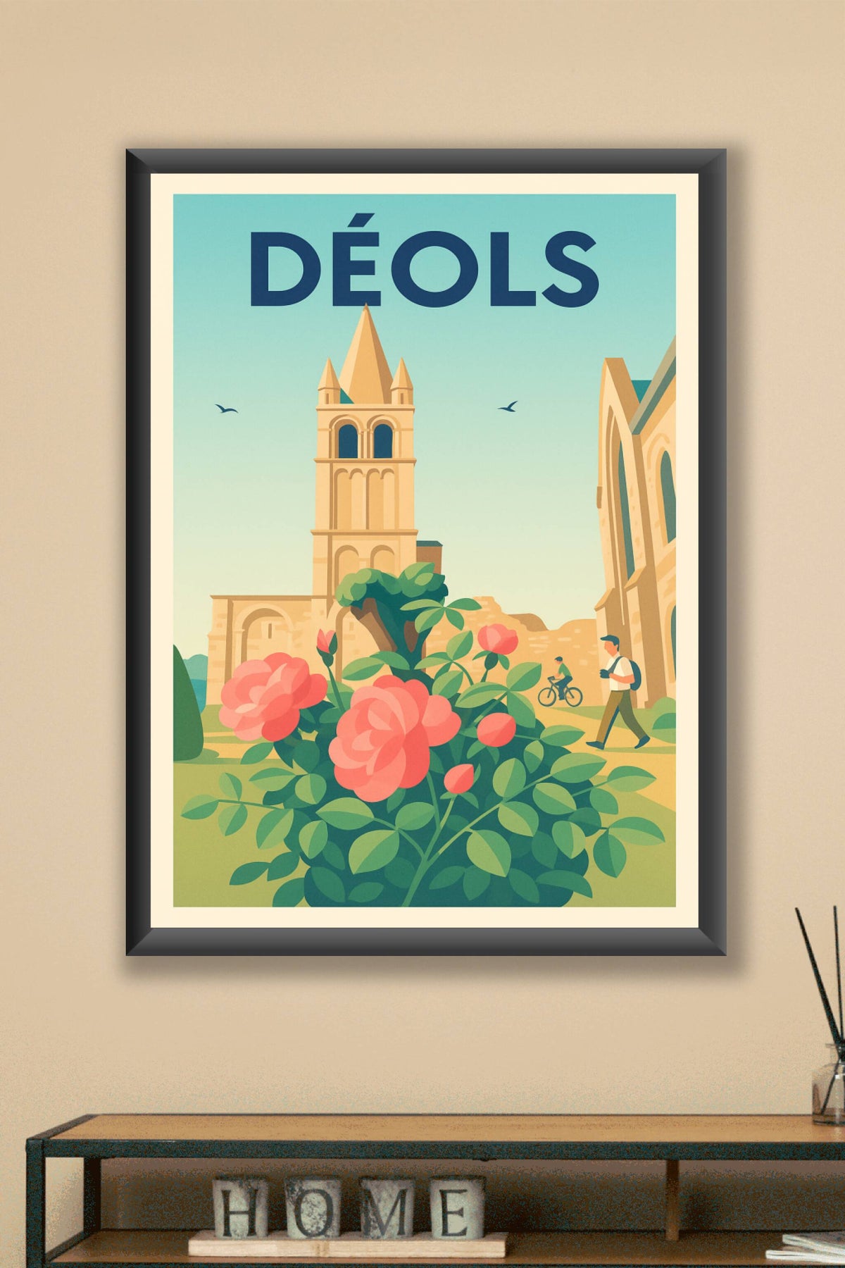 Affiche de Déols - Charme et histoire au cœur du patrimoine