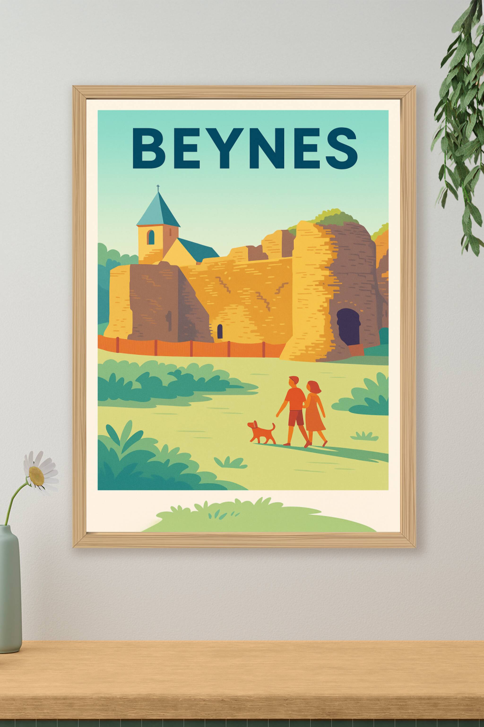 Affiche de Beynes - Flânerie au cœur des ruines historiques