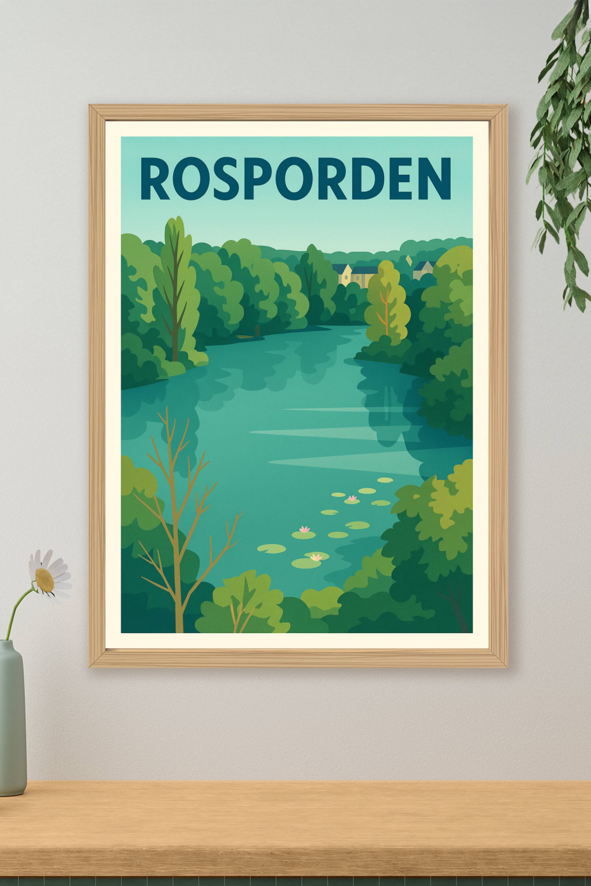 Affiche de Rosporden - Évasion nature et sérénité bretonne