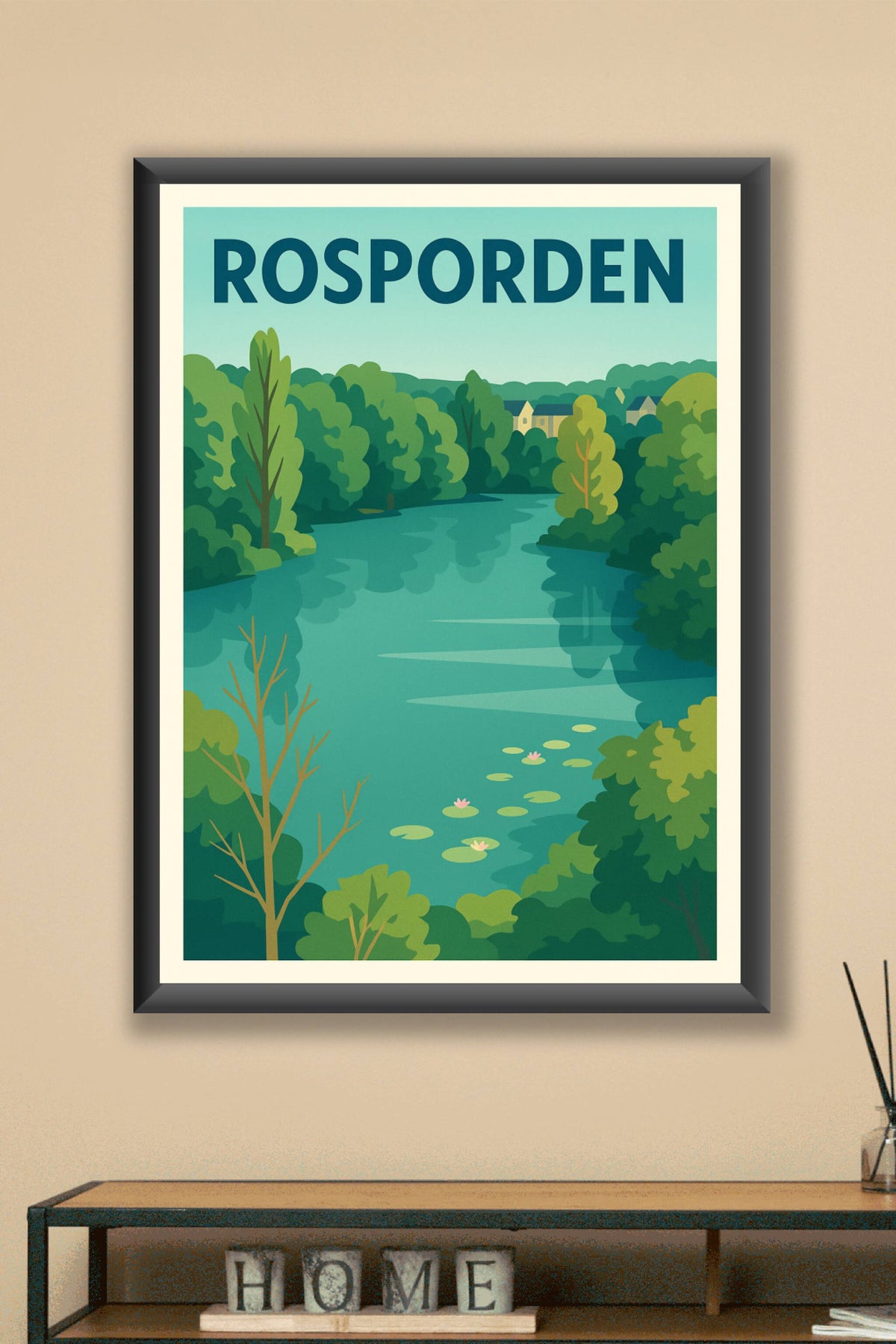 Affiche de Rosporden - Évasion nature et sérénité bretonne