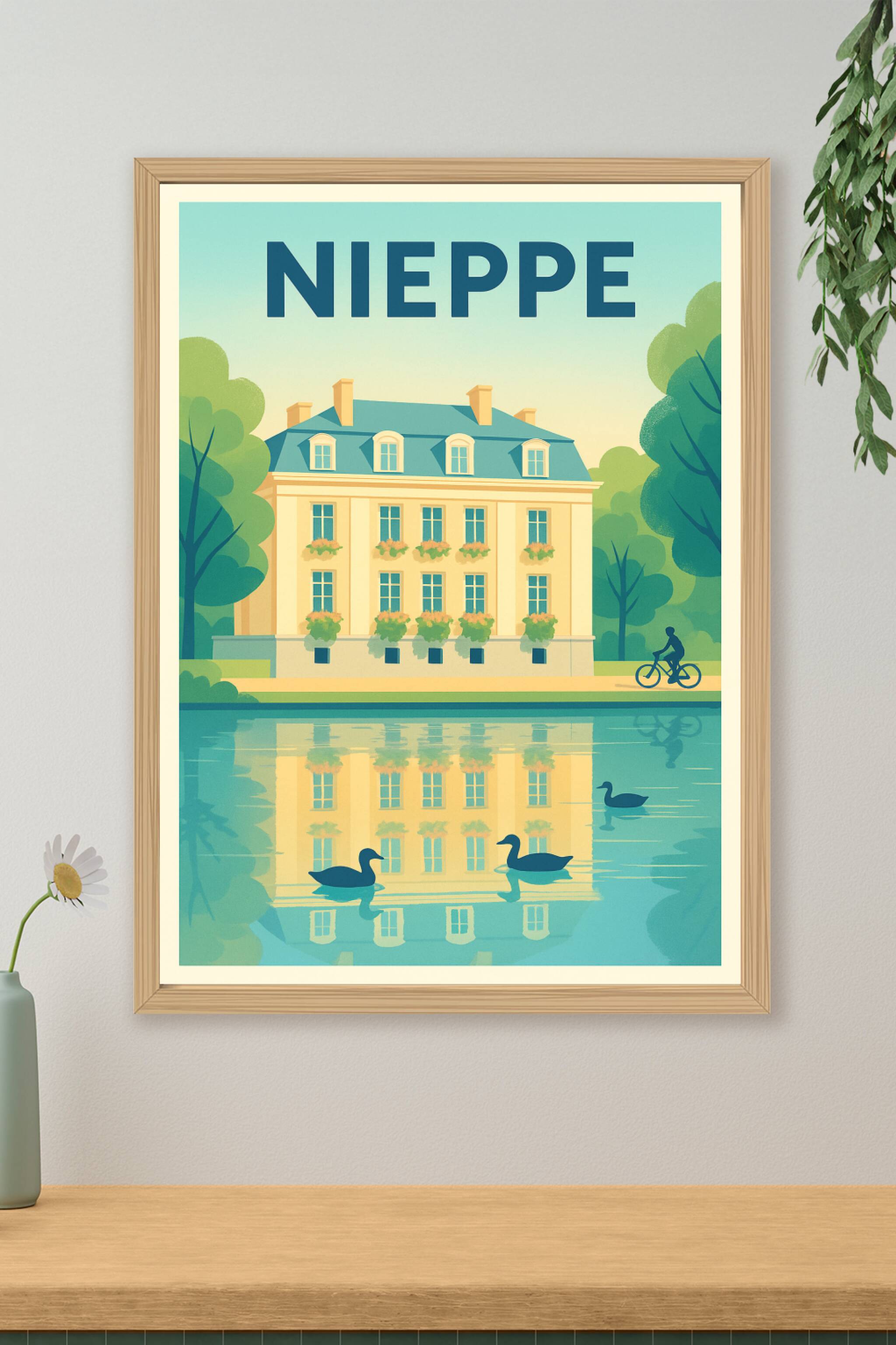 Affiche de Nieppe - Charme et Sérénité au Bord de l'Eau